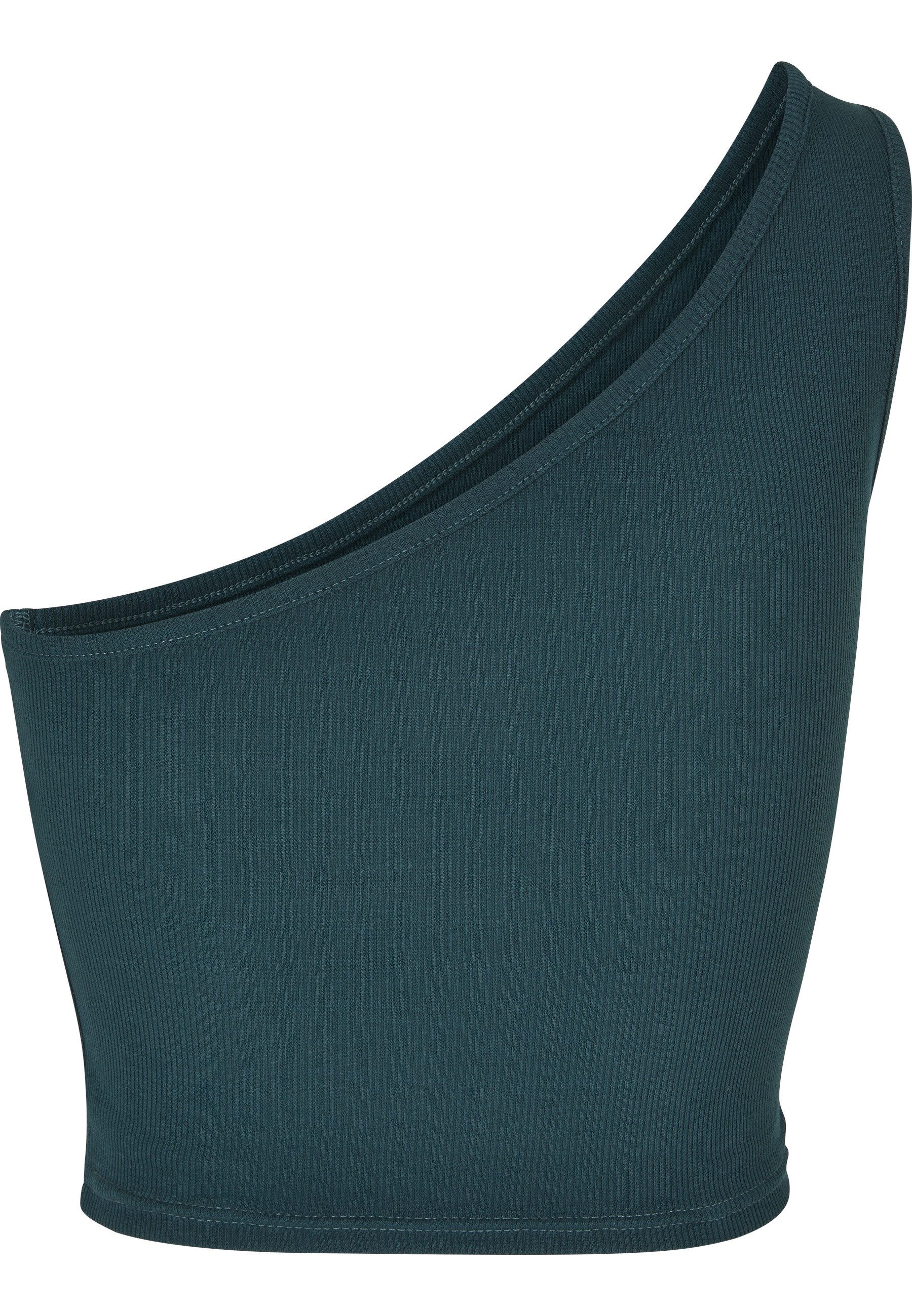URBAN CLASSICS Tanktop Urban Classics Damen Ladies Cropped Asymmetric Top ( günstig online kaufen