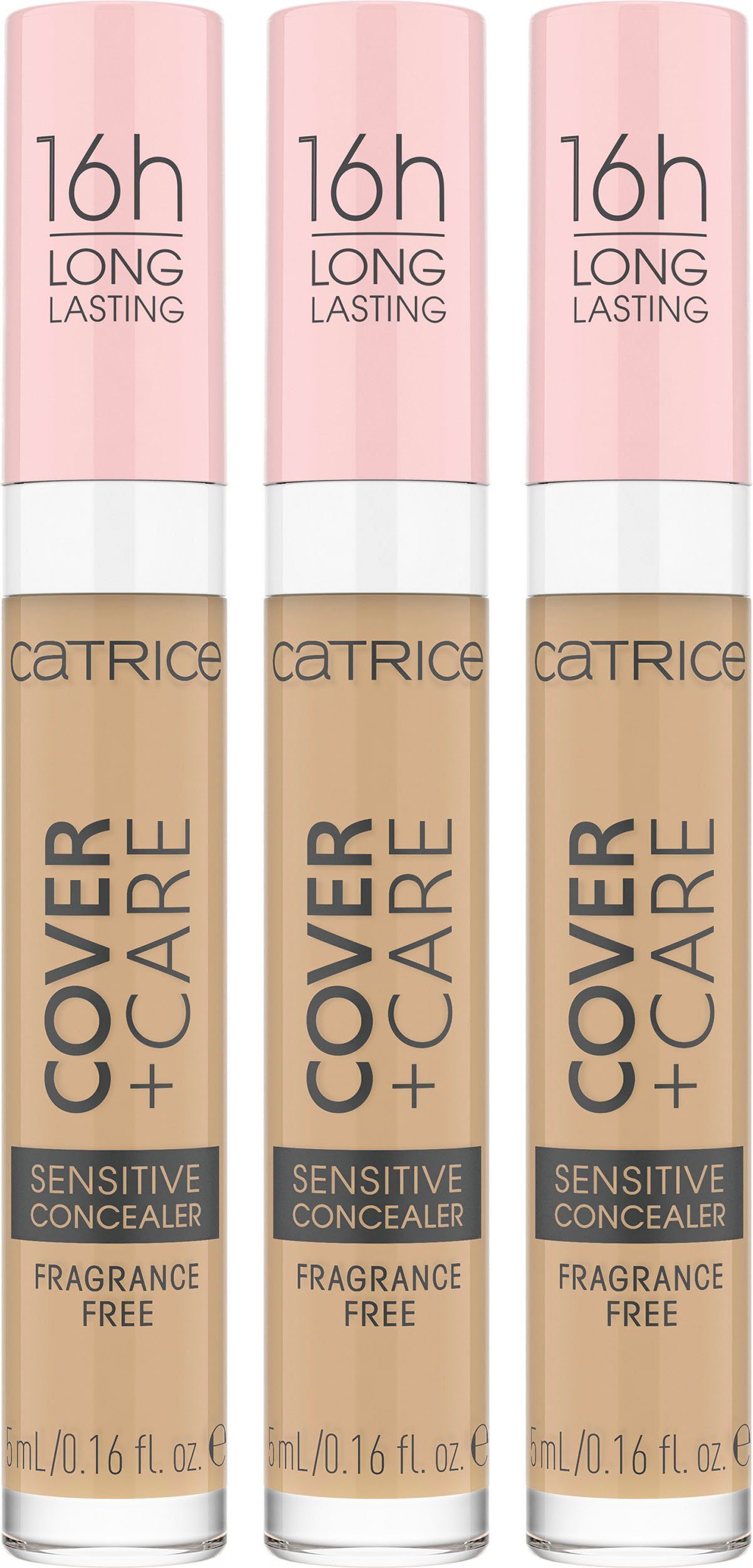 3-tlg. Catrice Care Catrice nude Sensitive Concealer, Concealer + Cover 030N