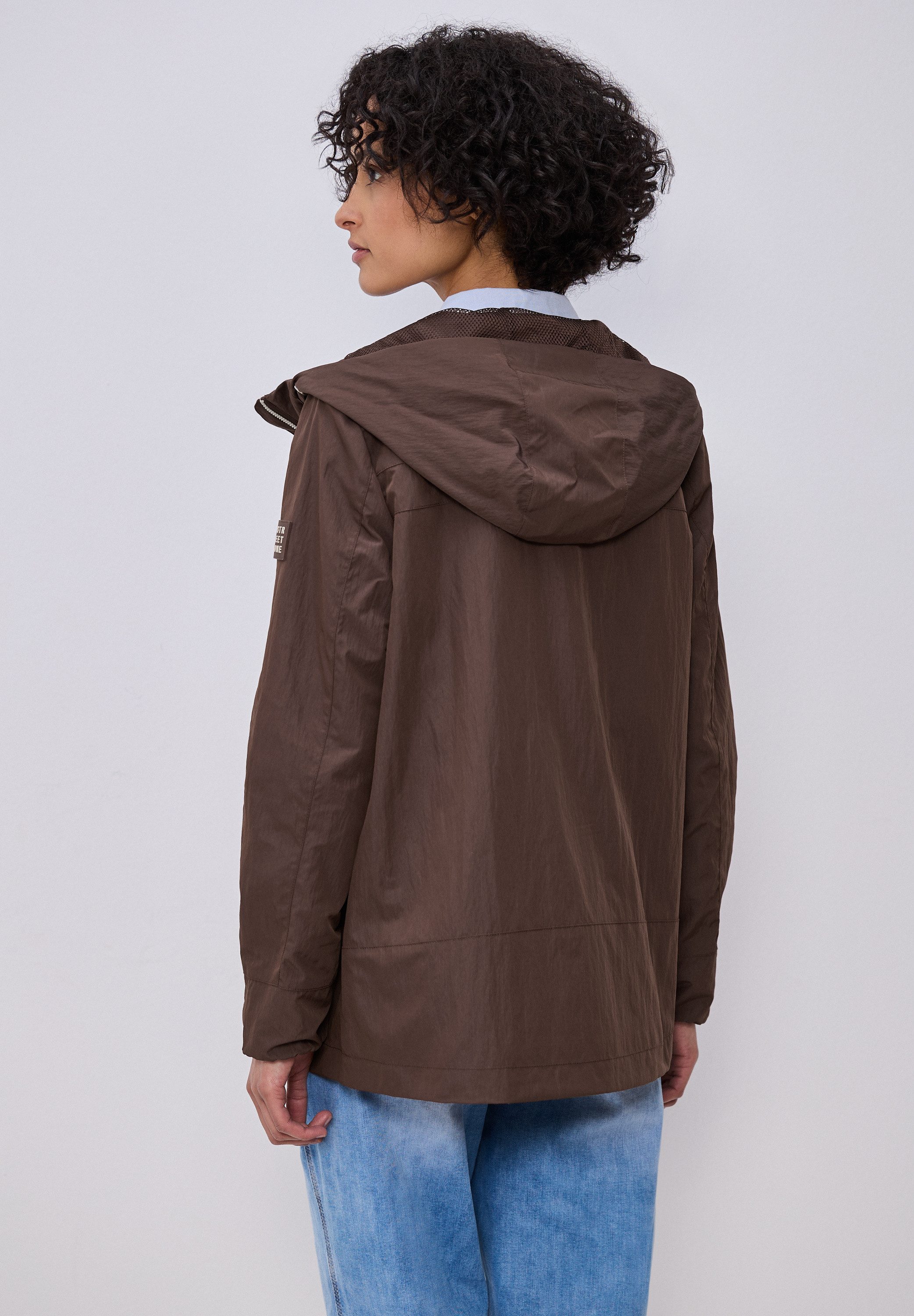 STREET ONE Windbreaker mit Kapuze mit Tunnelzugband