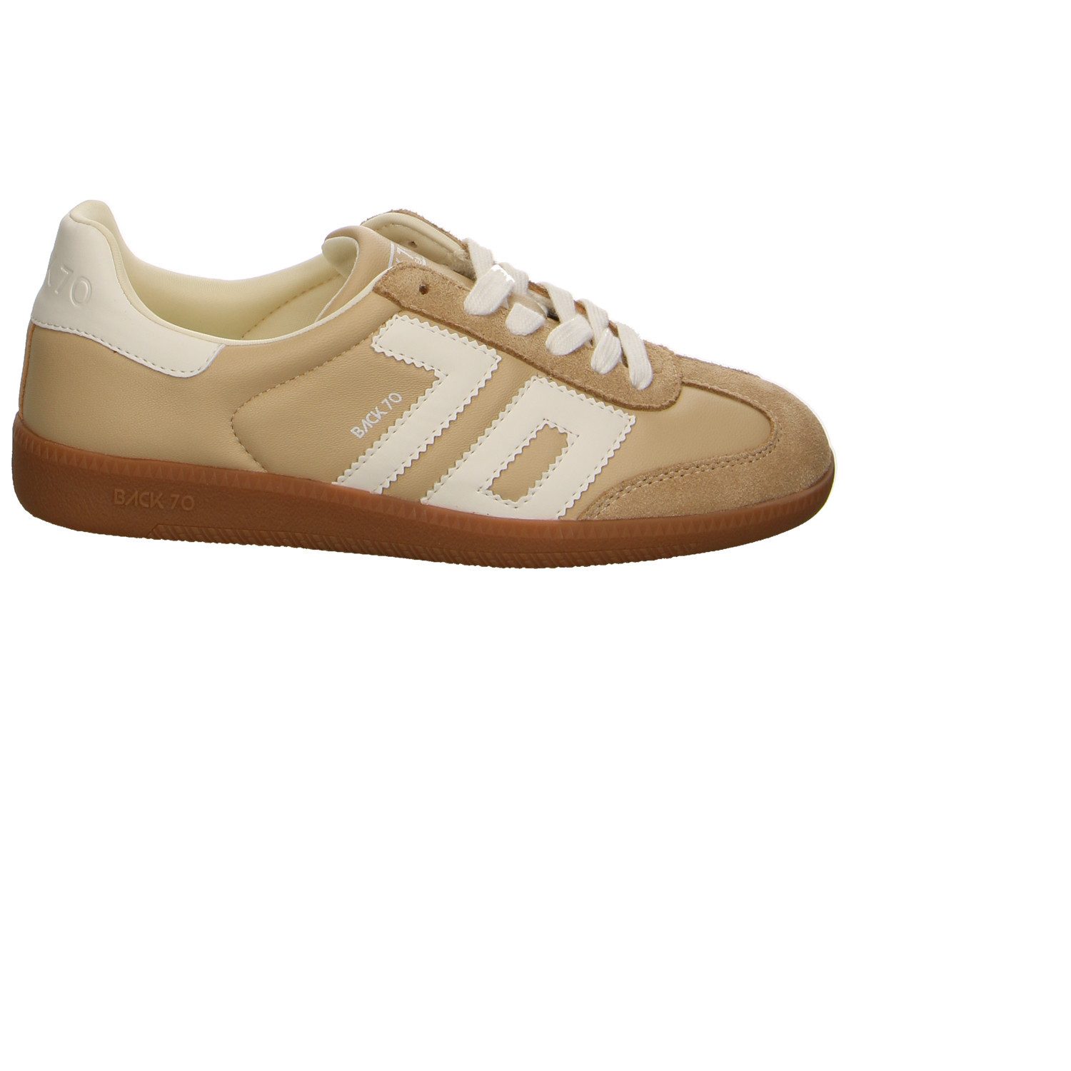 Back 70 Back 70 Cloud Beige Velour Schnürschuhe beige Schnürschuh günstig online kaufen