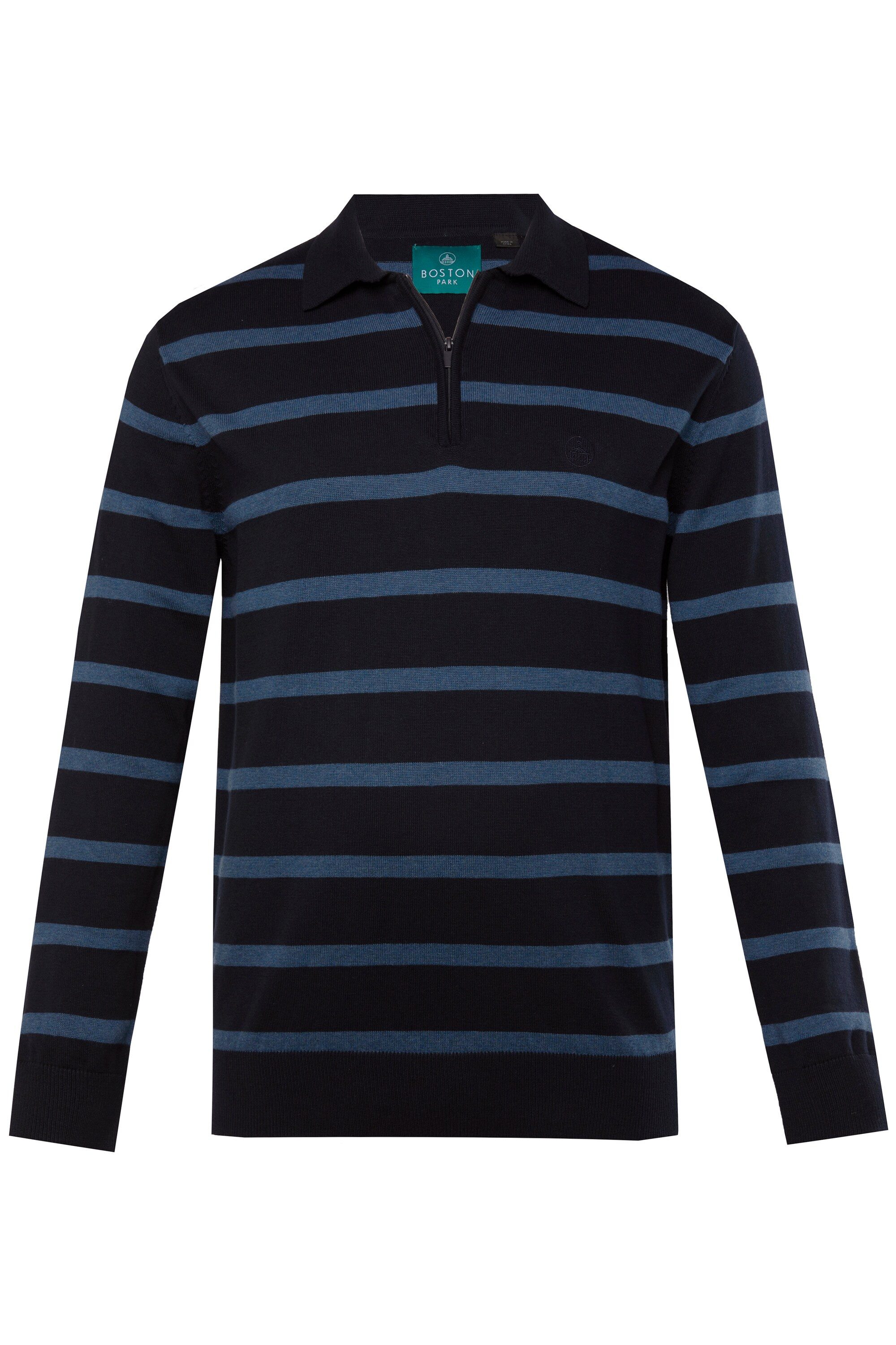 Boston Park Rundhalspullover Boston Park Strickpullover mit Polokragen Ring günstig online kaufen