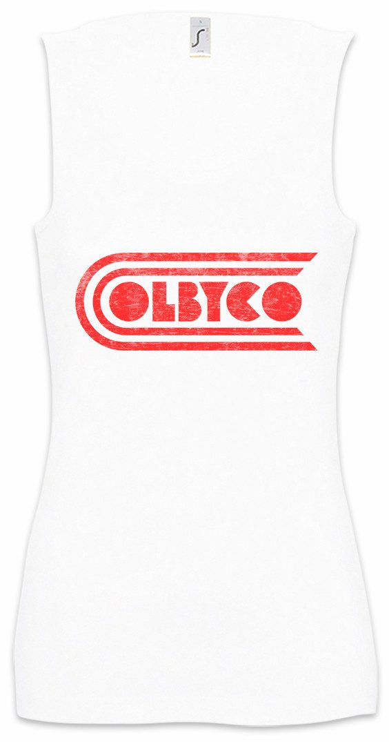 Urban Backwoods Tanktop Olbyco Ärmelloses Damen T-Shirt Denver Symbol Sign Firma Company Logo Carrington Dynasty Blake Alexis