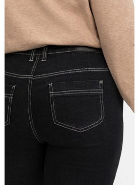 Sheego Bootcut-Jeans Große Größen in Five-Pocket-Form