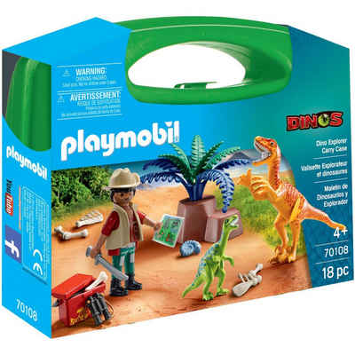 Playmobil® Konstruktionsspielsteine Dino Rise Dino-Forscher zum Mitnehmen