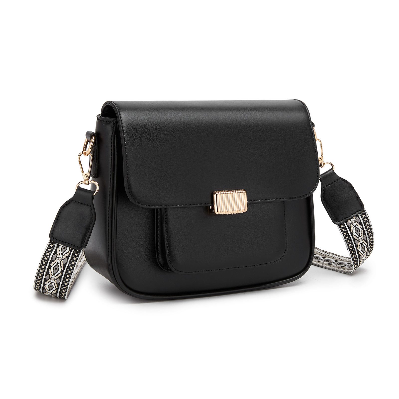 Miss Lulu Umhängetasche Mittelgroße Damen-Handtasche
