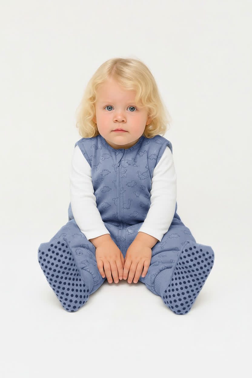 Fillikid Babyschlafsack mit Beinen, TOG 2,5, für das ganze Jahr und Raumtemperaturen von 15-21°C