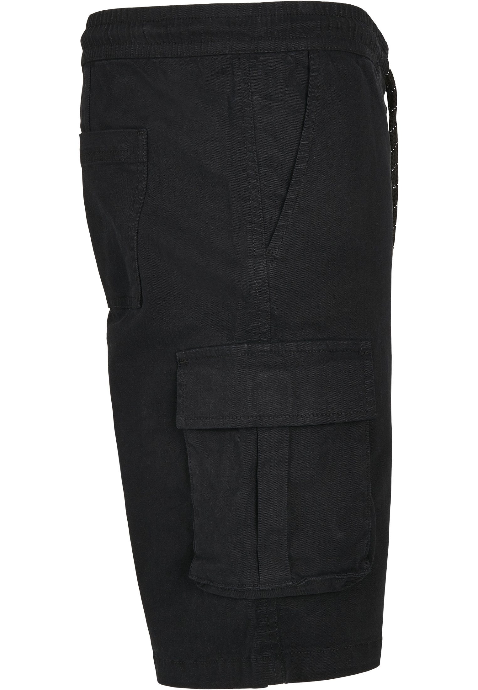 Stoffhose black URBAN Drawstring CLASSICS Shorts (1-tlg) Cargo Herren