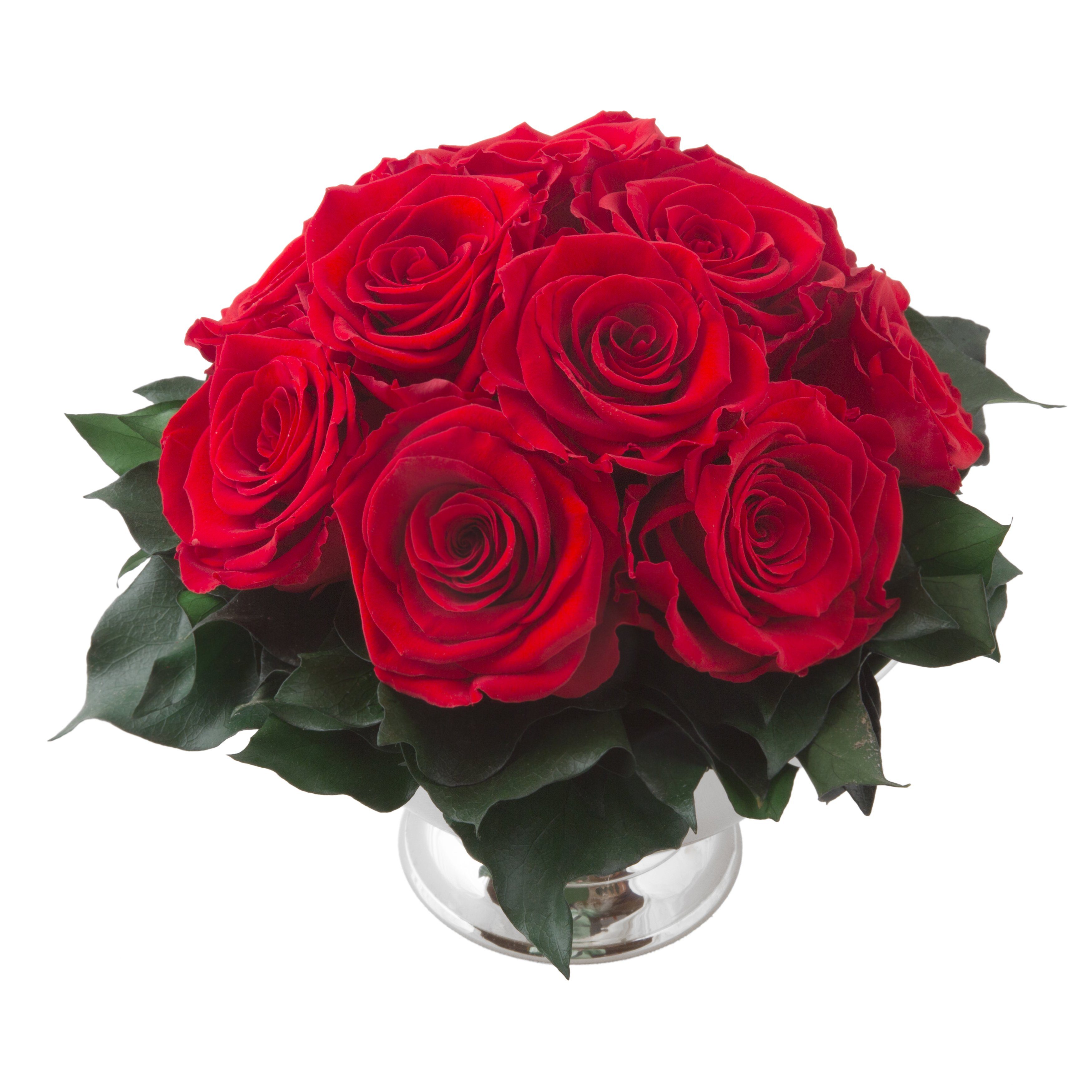 Gestecke Blumengesteck 11 Infinity Rosen in günstig online kaufen