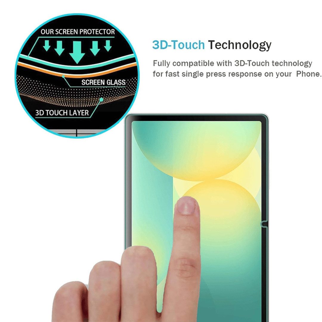 SmartUP Displayschutzglas 2X Schutzglas für Samsung Galaxy Tab S10 FE Display Panzerfolie Full für Samsung Galaxy Tab S10 FE – Bild 5 von 5