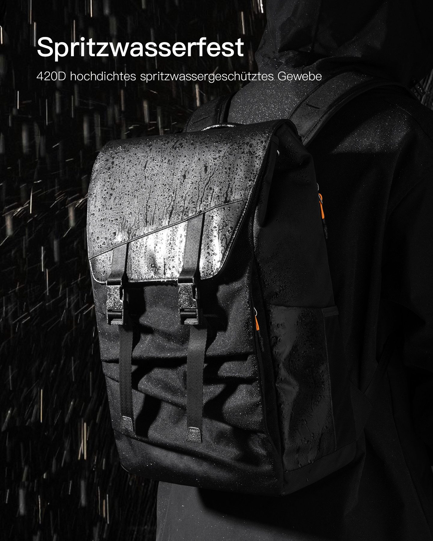 Inateck Laptoprucksack 20L Freizeitrucksack Kompatibel mit 15,6-16 Zoll Laptops, Geeignet für Kurzreisen, Outdoor-Aktivitäten, Geschäftsreisen