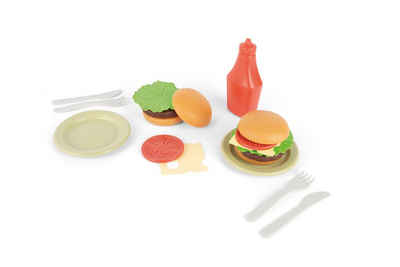 dantoy Spielküche BIO Burger-Set Kinder-Spielzeug Burgerset, 19-tlg. Set aus Bio-Kunststoff aus 90% Zuckerrohr