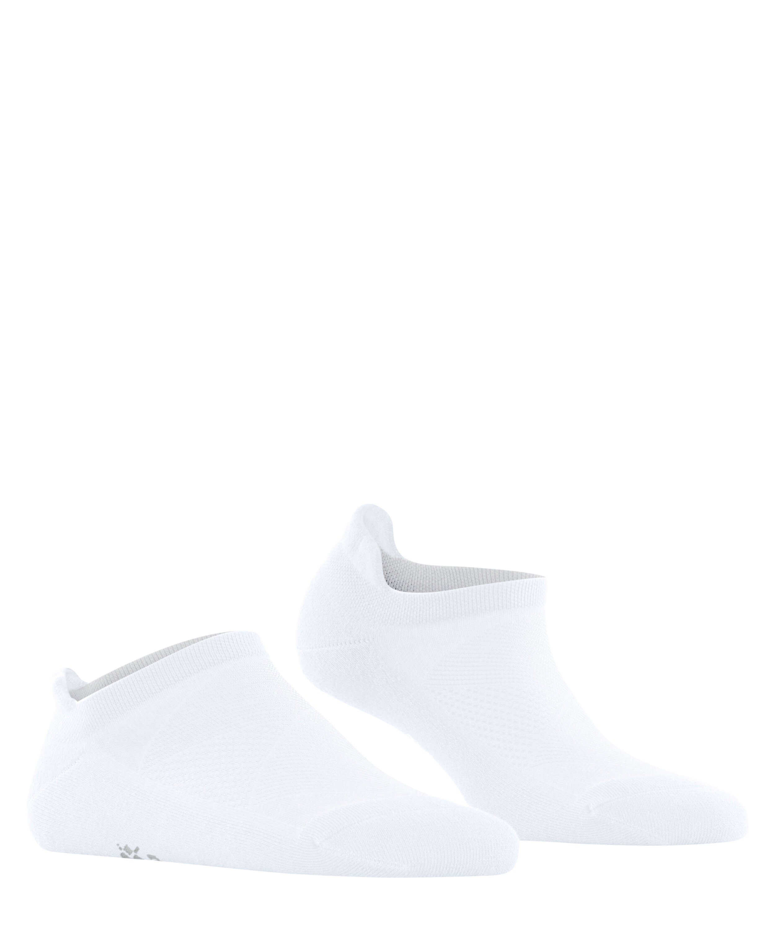 Burlington Sneakersocken Athleisure gepolsterter Sohle (1-Paar) leicht mit (2000) white