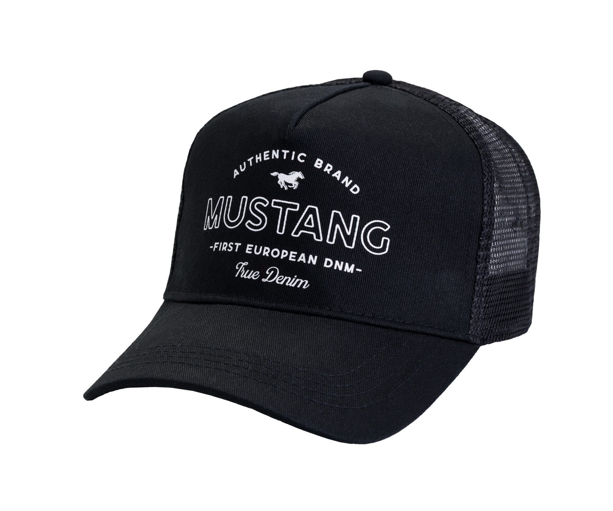 MUSTANG Baseball Cap "Taylor" (1-St) mit gerundetem Schirm, aus Baumwolle