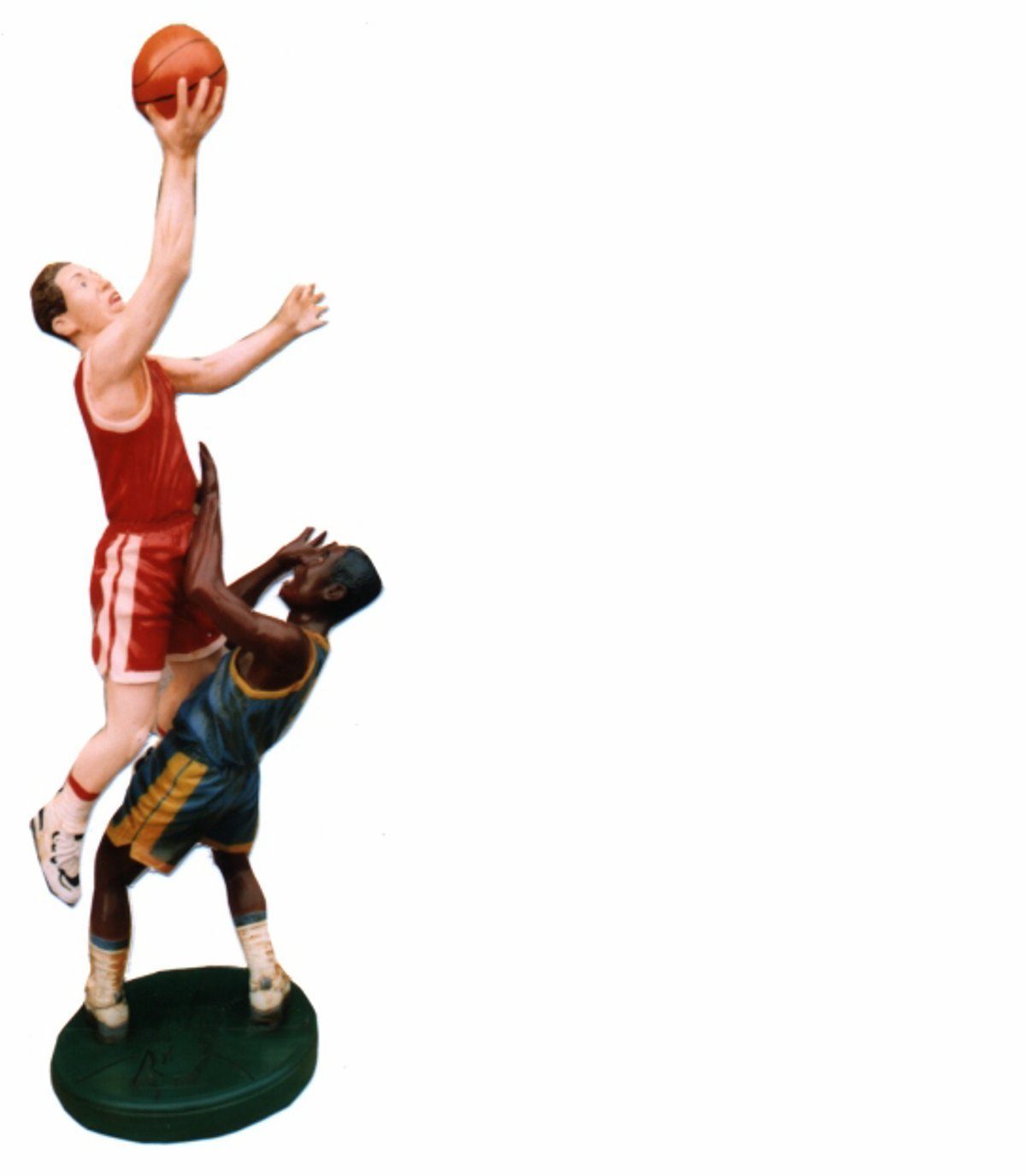JVmoebel Dekoobjekt Design Figur 100cm Deko Figuren Basketball Skulpturen Skulptur Statue