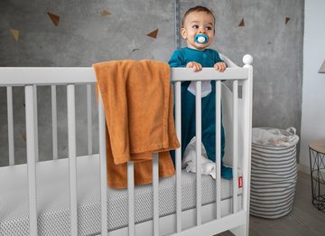 Kindermatratze BODYGUARD Babymatratze, bett1.de, 10.5 cm hoch, Liegefläche bei 60 °C waschbar, HyBreeze® Funktionsbezug