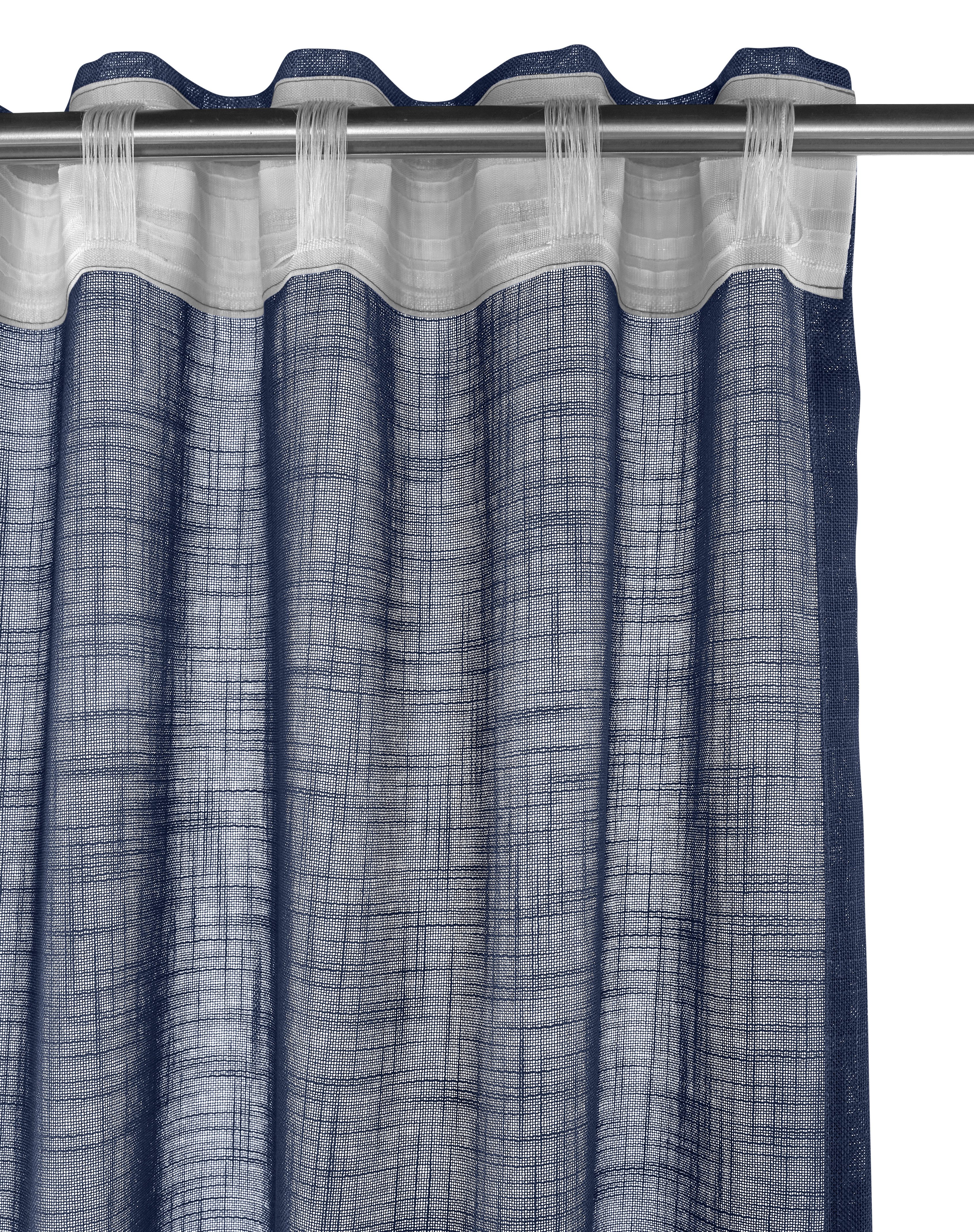 LeGer Home by Lena Gercke Gardine Marusha, Leinenoptik, halbtransparent, 1er & 2er Pack, Topseller (2 St), Multifunktionsband, halbtransparent, 1/2er Schal, Lei – Bild 5 von 5