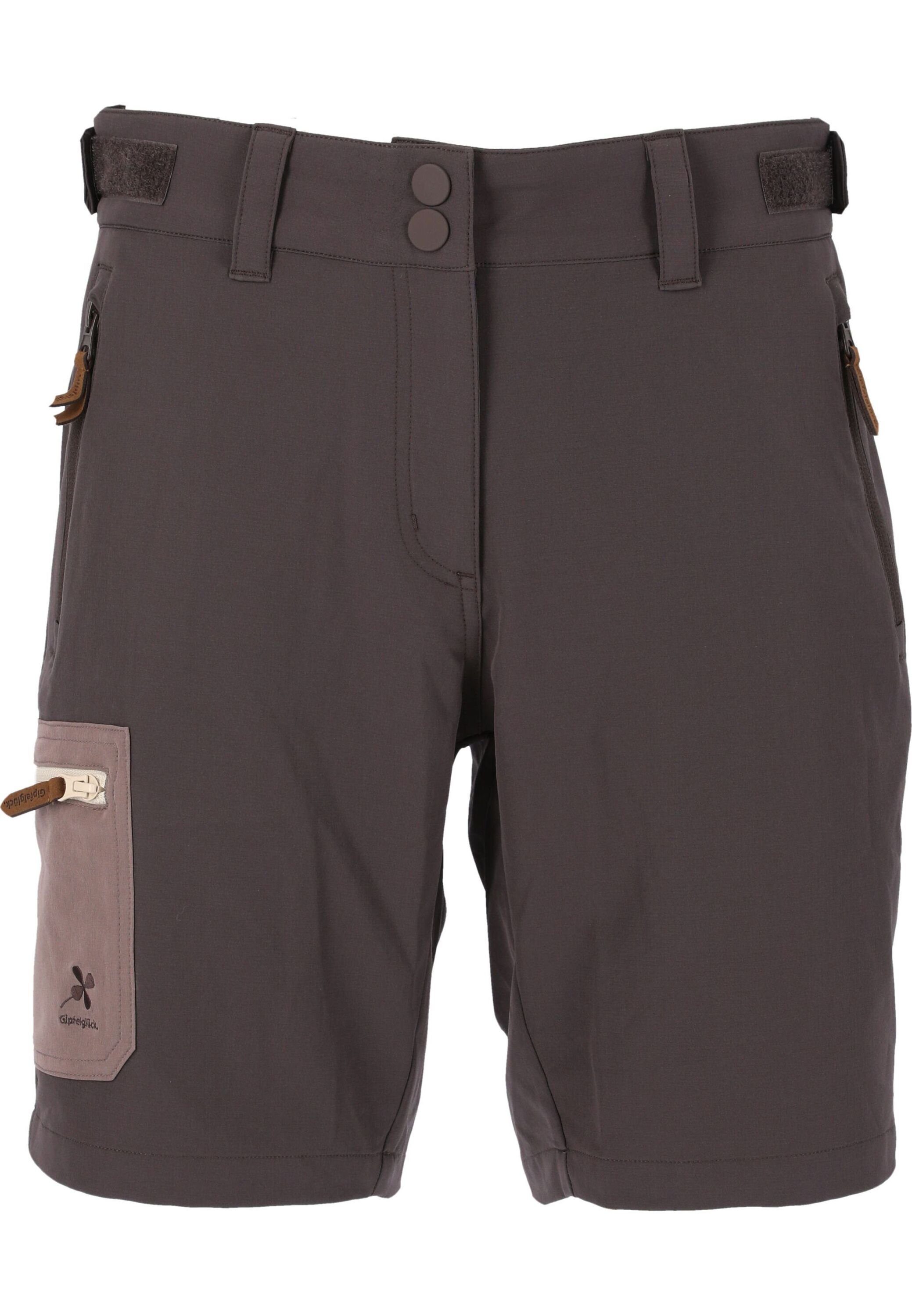 Gipfelglück Outdoorhose Helma für Damen, schnelltrocknend, 4-Wege-Stretch Shale Mud