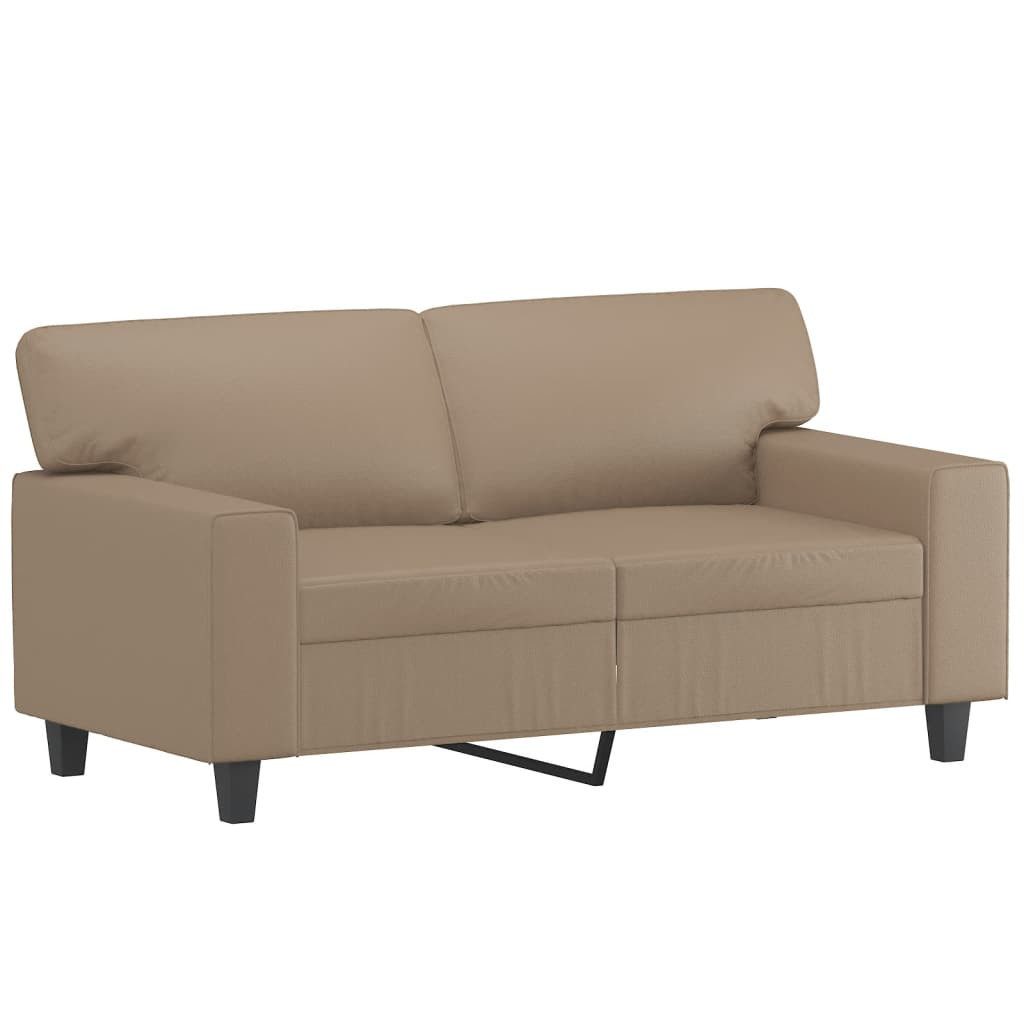 vidaXL Sofa 2-Sitzer-Sofa Cappuccino-Braun 120 cm günstig online kaufen