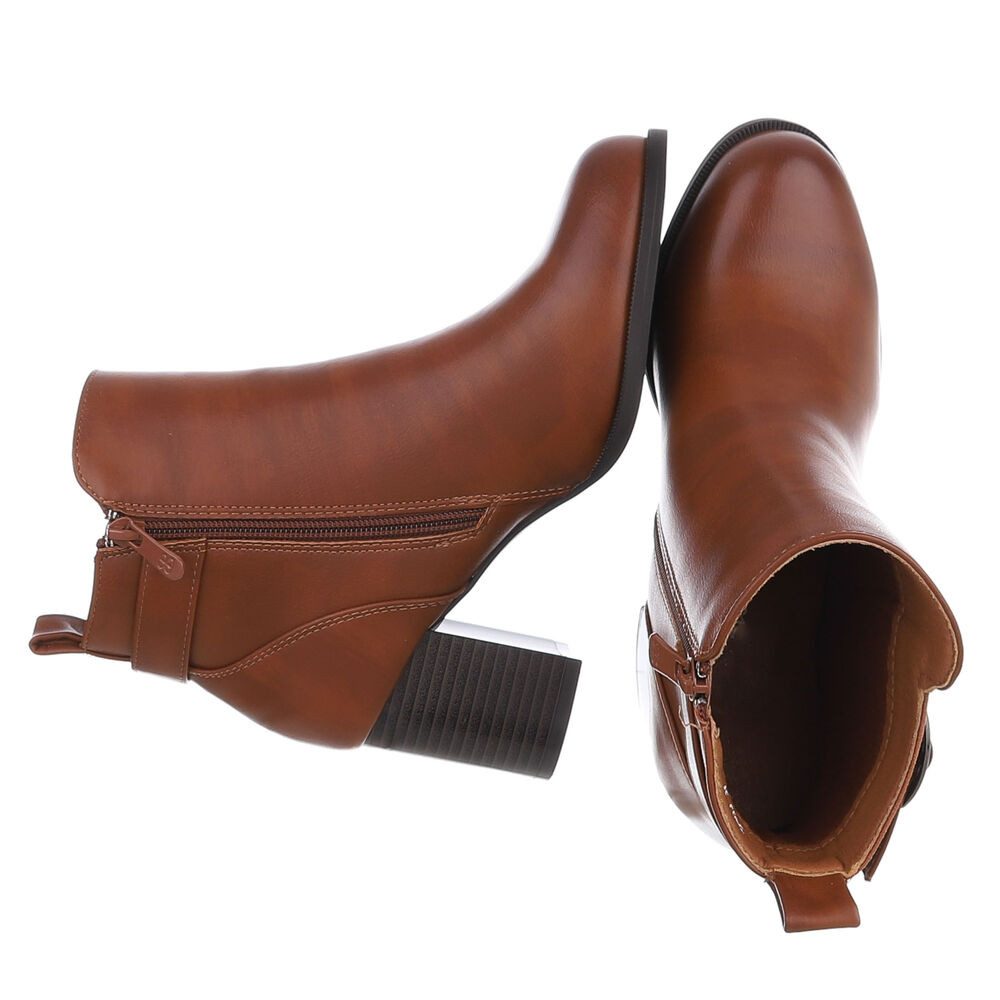 Ital-Design Elegante Stiefel mit Blockabsatz für Alltag und Freizeit Chelse günstig online kaufen