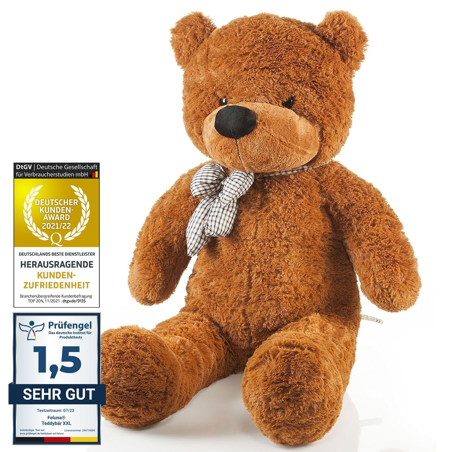 Feluna Kuscheltier FELUNA XXL Riesen Kuschelbär Plüsch 120 cm – Weicher Plü günstig online kaufen