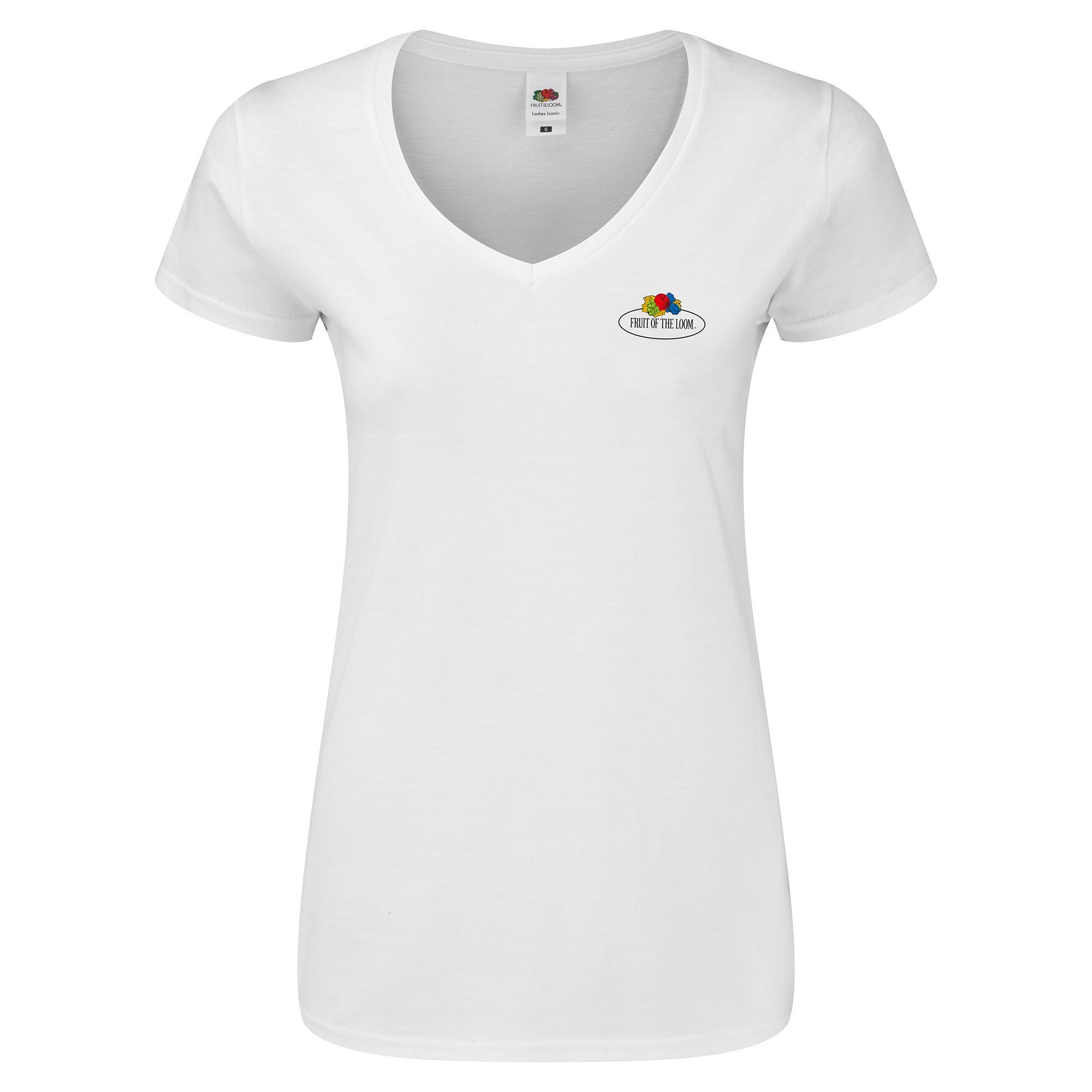 Fruit of the Loom V-Shirt Ladies Iconic 150 V-Neck T-Shirt