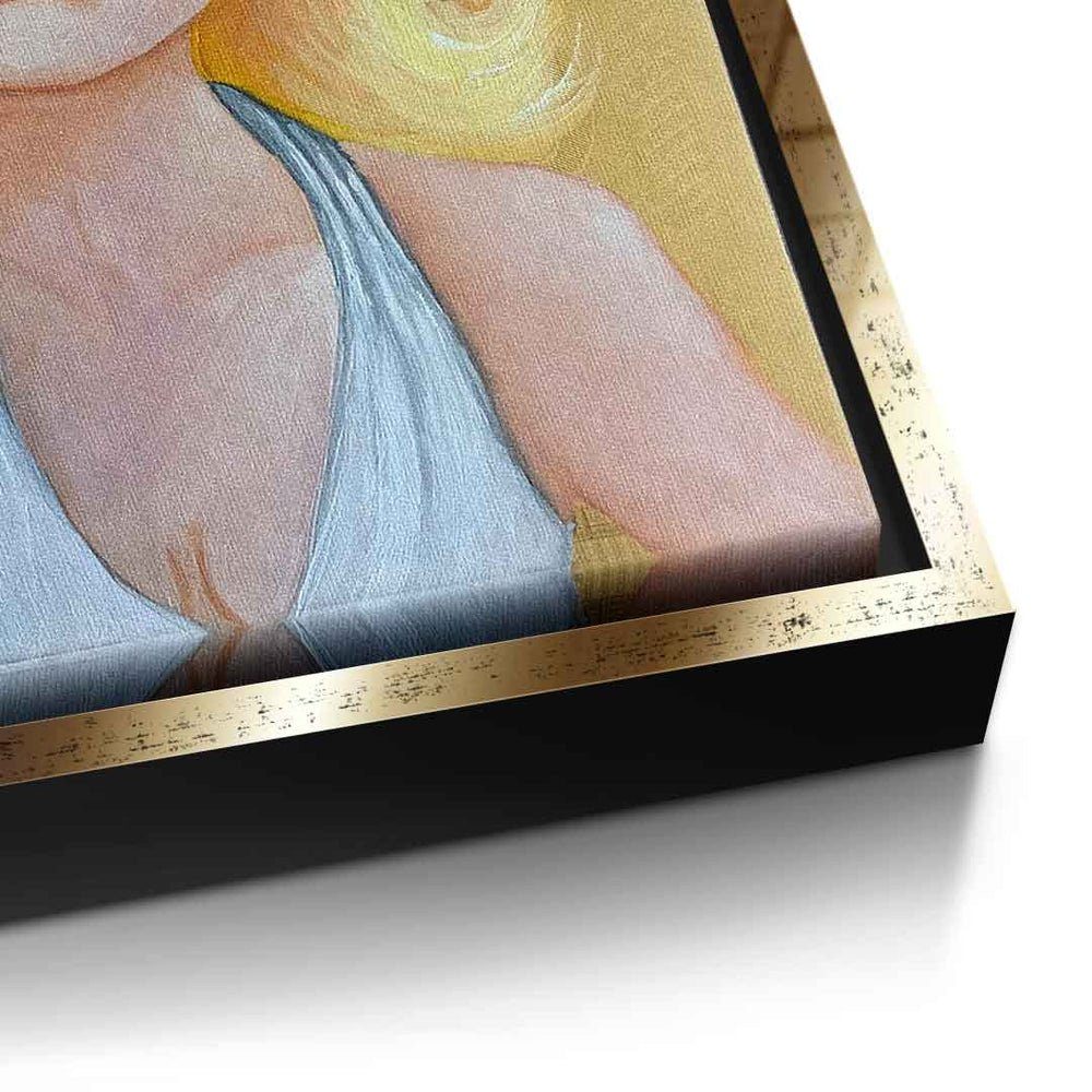 Gold Rahmen goldener DOTCOMCANVAS® Leinwandbild |