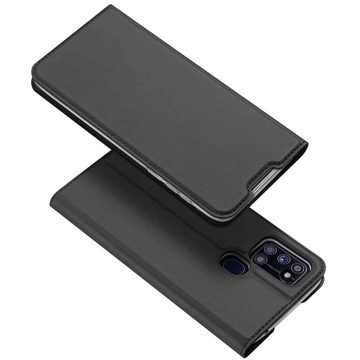CoolGadget Handyhülle Magnet Case Handy Tasche für Samsung Galaxy A21s 6,5 Zoll, Hülle Klapphülle Ultra Slim Flip Cover für Samsung A21s Schutzhülle