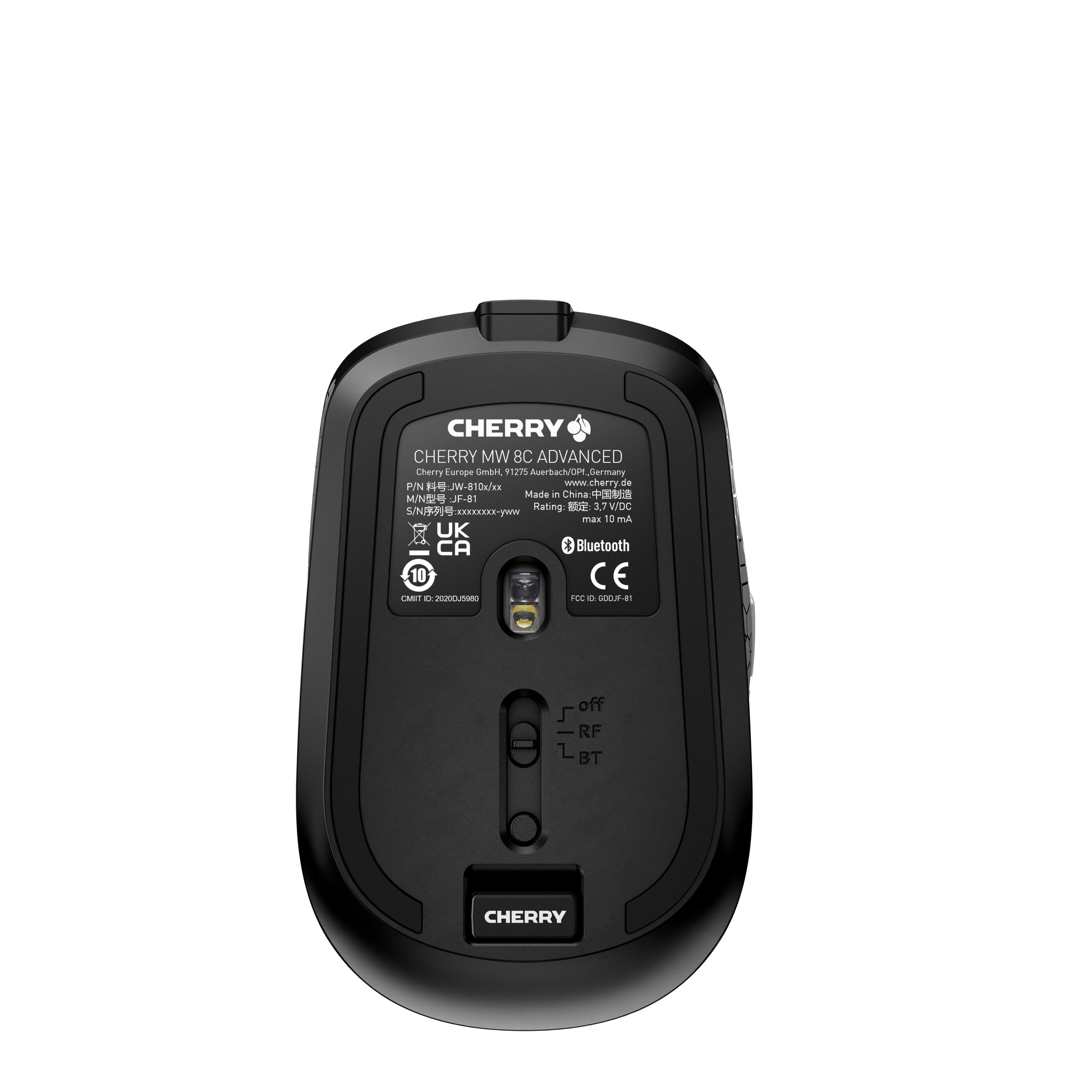Cherry MW 8C ADVANCED Maus (Bluetooth, Inklusive Transportbeutel)