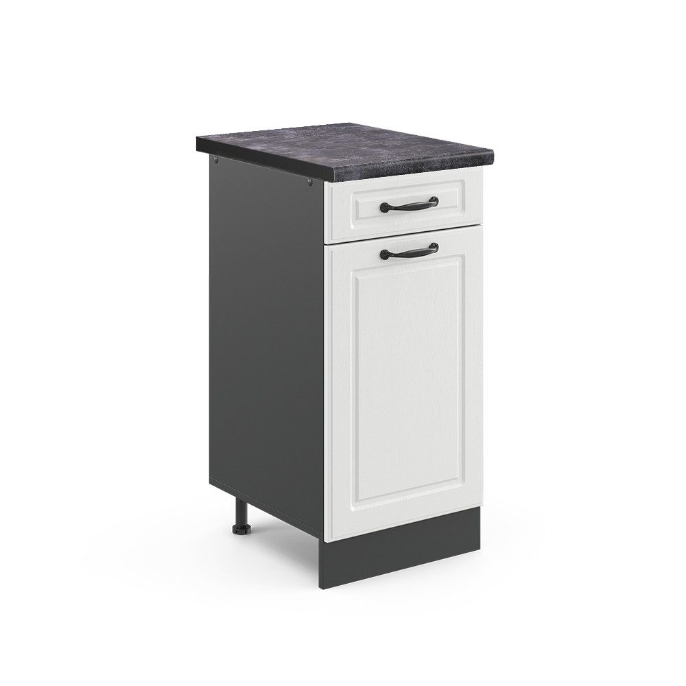 Vicco Unterschrank R-Line, Weiß Landhaus/Anthrazit, 40 günstig online kaufen