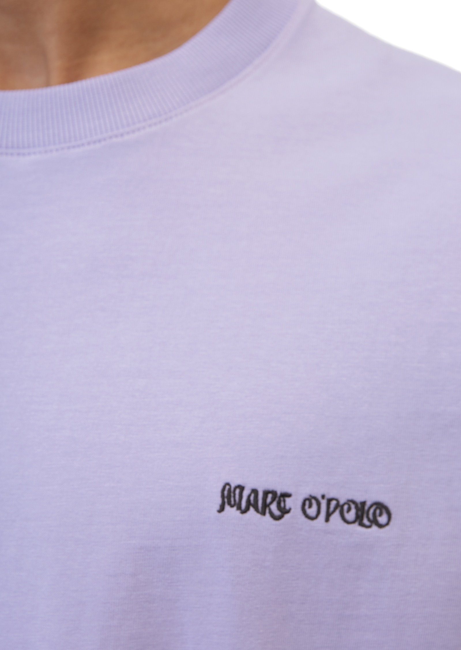 Marc O'Polo T-Shirt mit Rücken-Print lila