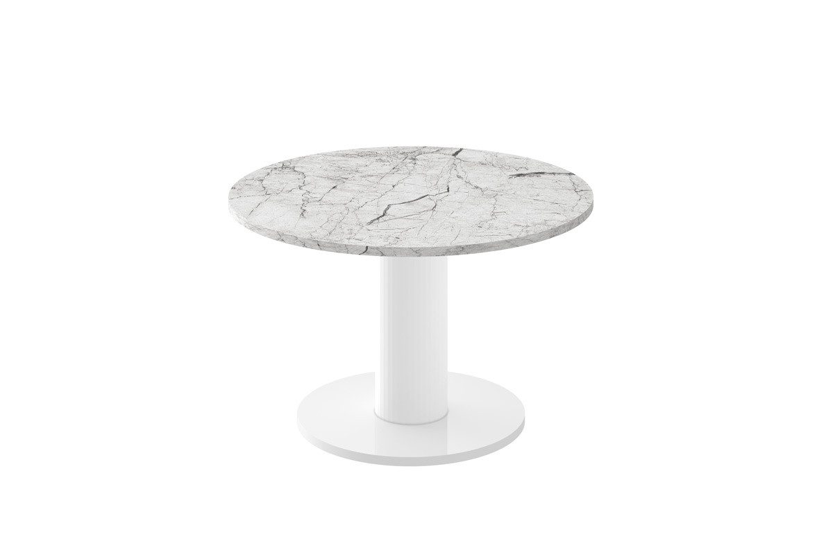 Couchtisch Design Wohnzimmertisch rund HSO-111 80cm Hochglanz Tisch