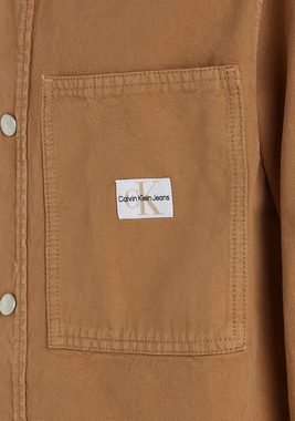 Calvin Klein Jeans Langarmhemd CANVAS RELAXED LINEAR SHIRT