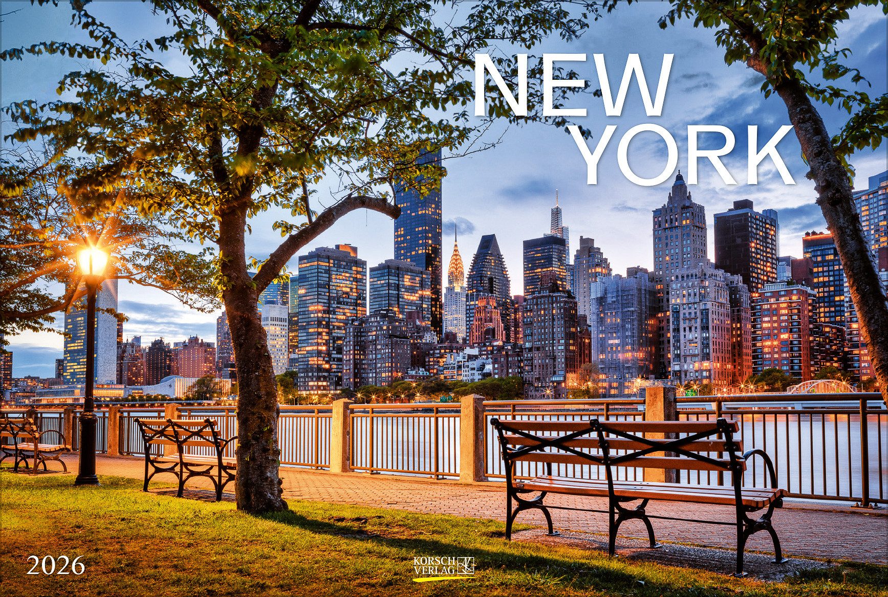 Korsch Verlag Länderkalender Korsch Календари New York 2026