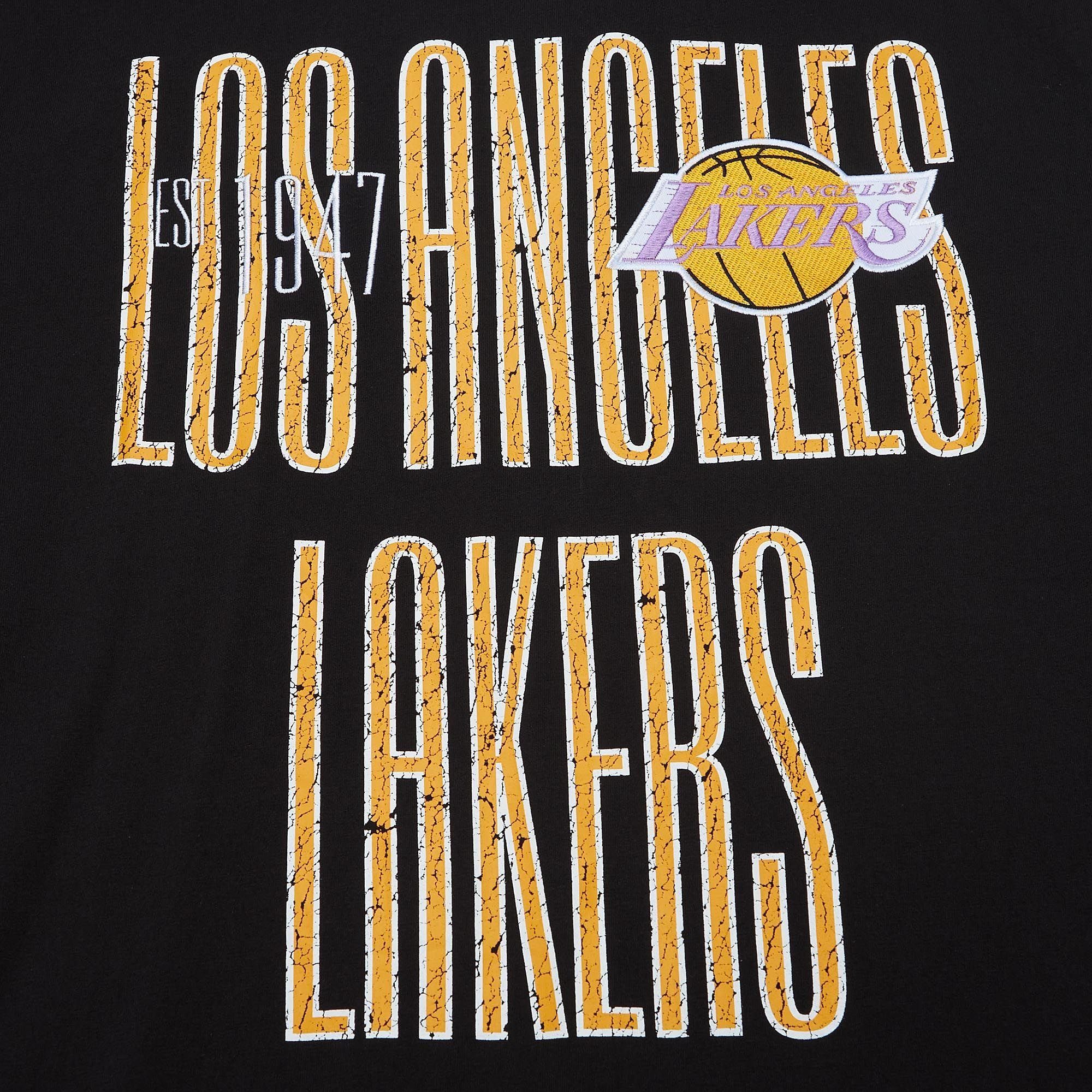 Ness Mitchell Print-Shirt Lakers ORIGINS Angeles TEAM & Los