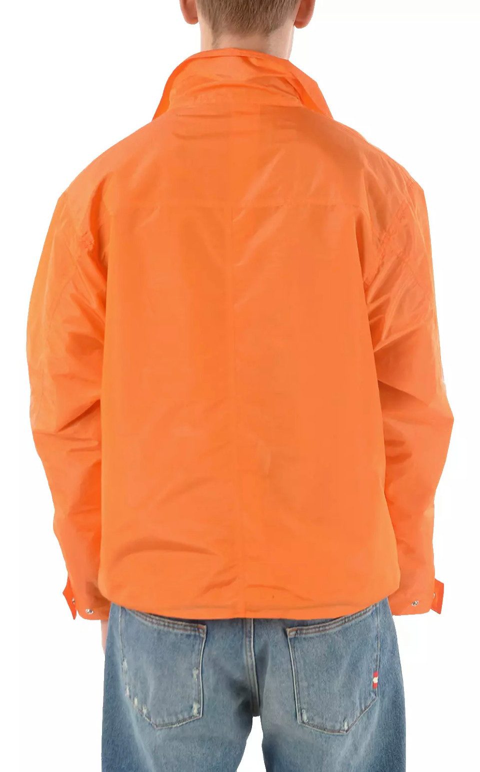 Dior Blouson Homme Oblique Anorak Jacke Verstellbarer Kordelzug, Verdeckte Druckknöpfe, Halb-Rei