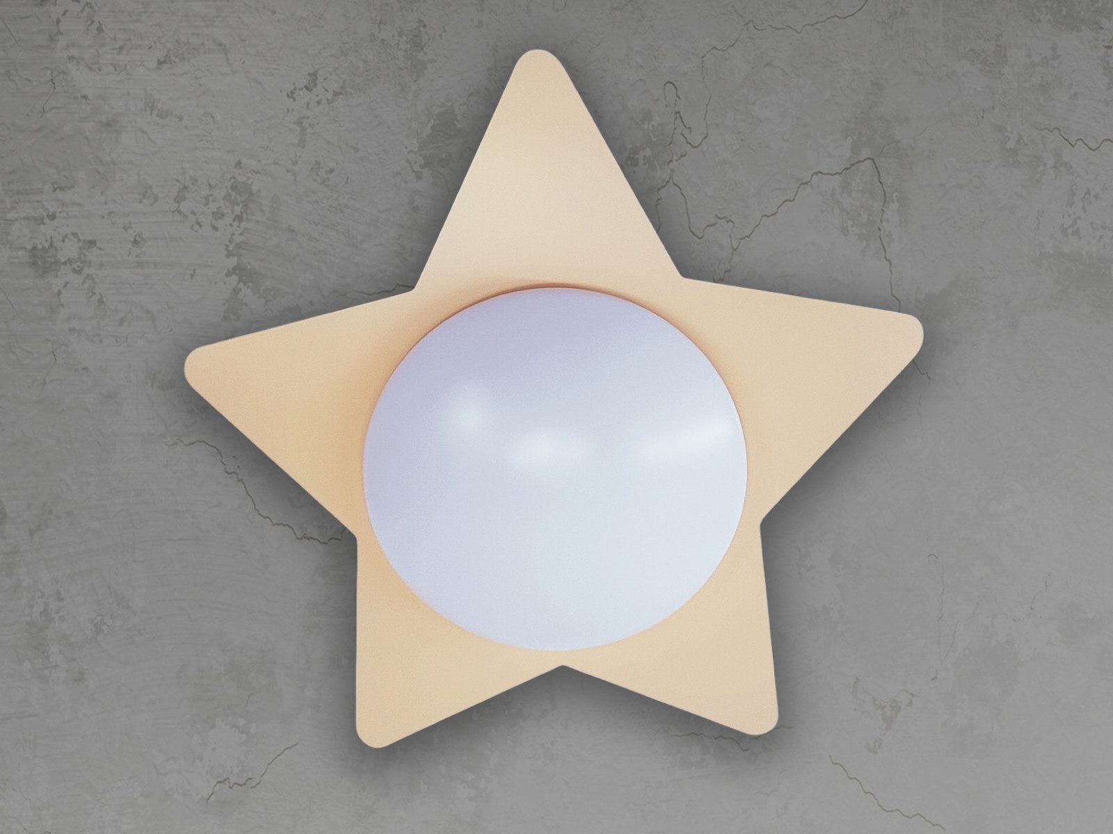 niermann LED Deckenleuchte Kinder-Lampe mit Holz Ø 53cm, dimmbar über Licht-Schalter, LED wechselbar, Warmweiß, Coole Deckenlampe flach für Kinderzimmer Decke & E27 LED
