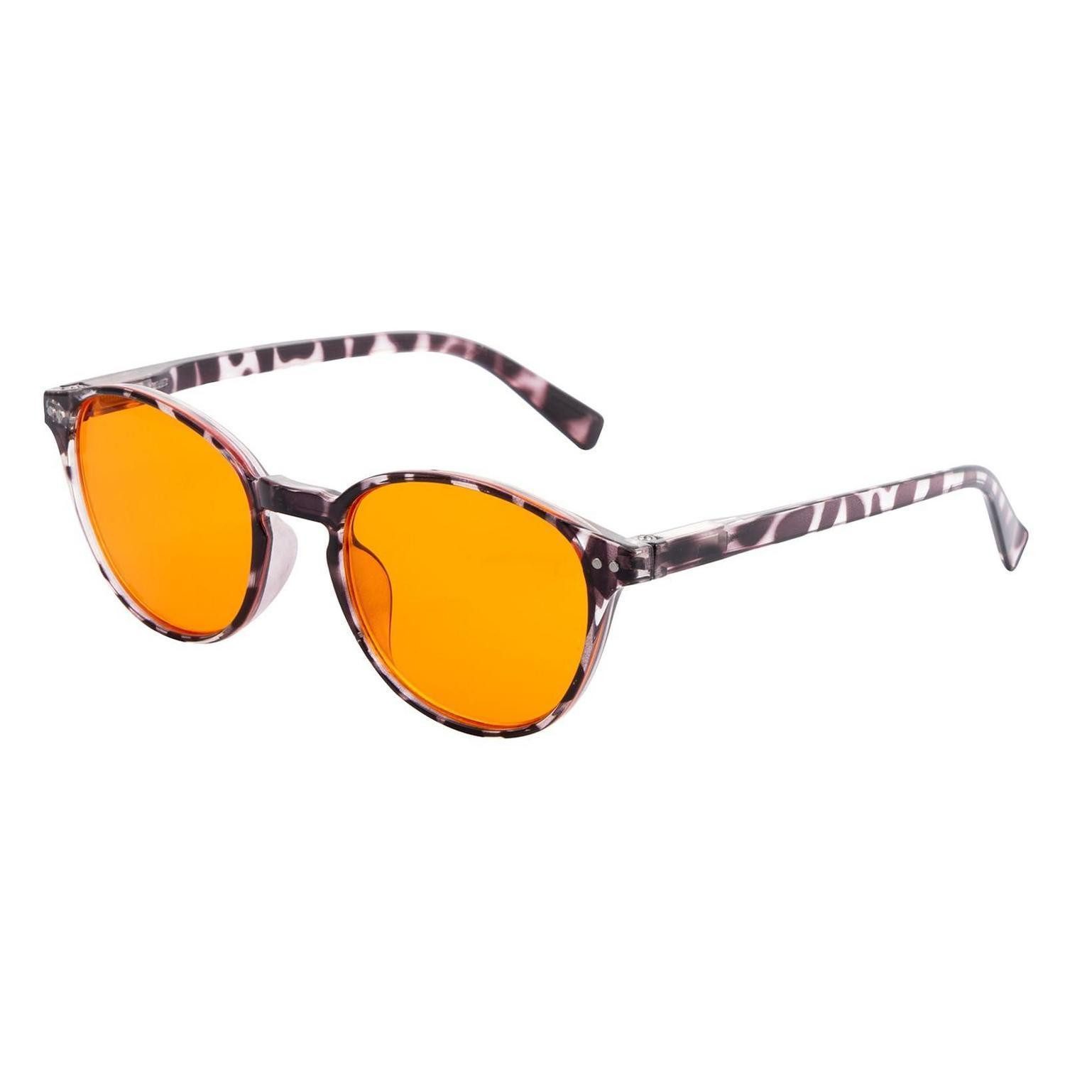 LuxusKollektion Brille Blaulichtblockierende Brille Retro Lila/Orange