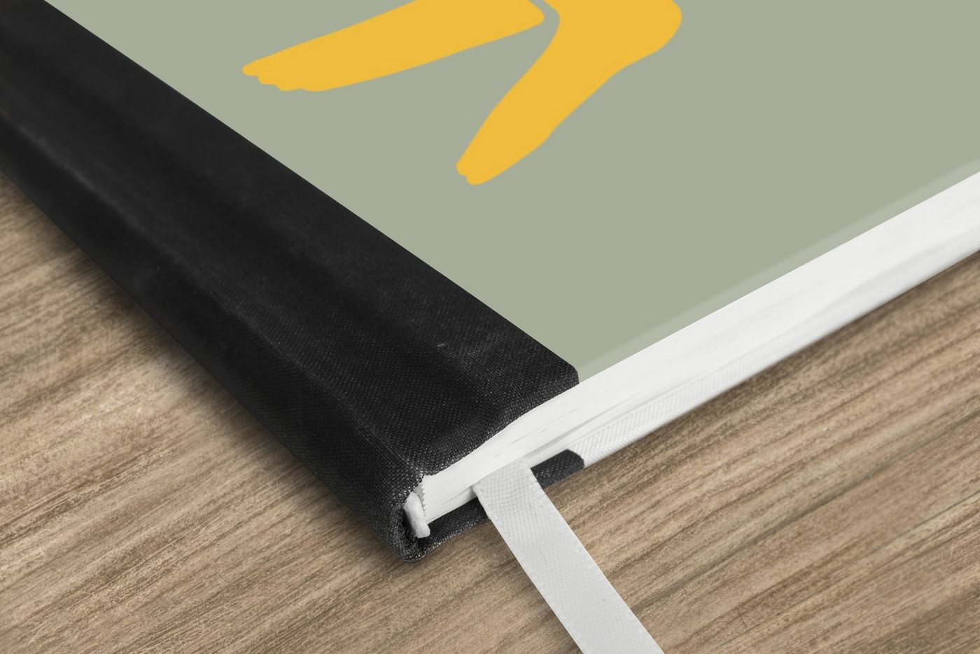 Thumbnail - MuchoWow Notizbuch Frau - Gelb - Grün - Minimalismus - Design, Journal, Merkzettel, Tagebuch, Notizheft, A5, 98 Seiten, ...