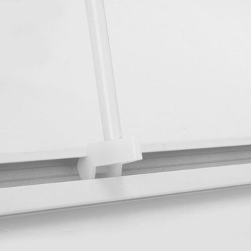 Duschvorhangstange Universal-Duschvorhangstange Weiß 160 x 70 cm, Ridder, Aluminium