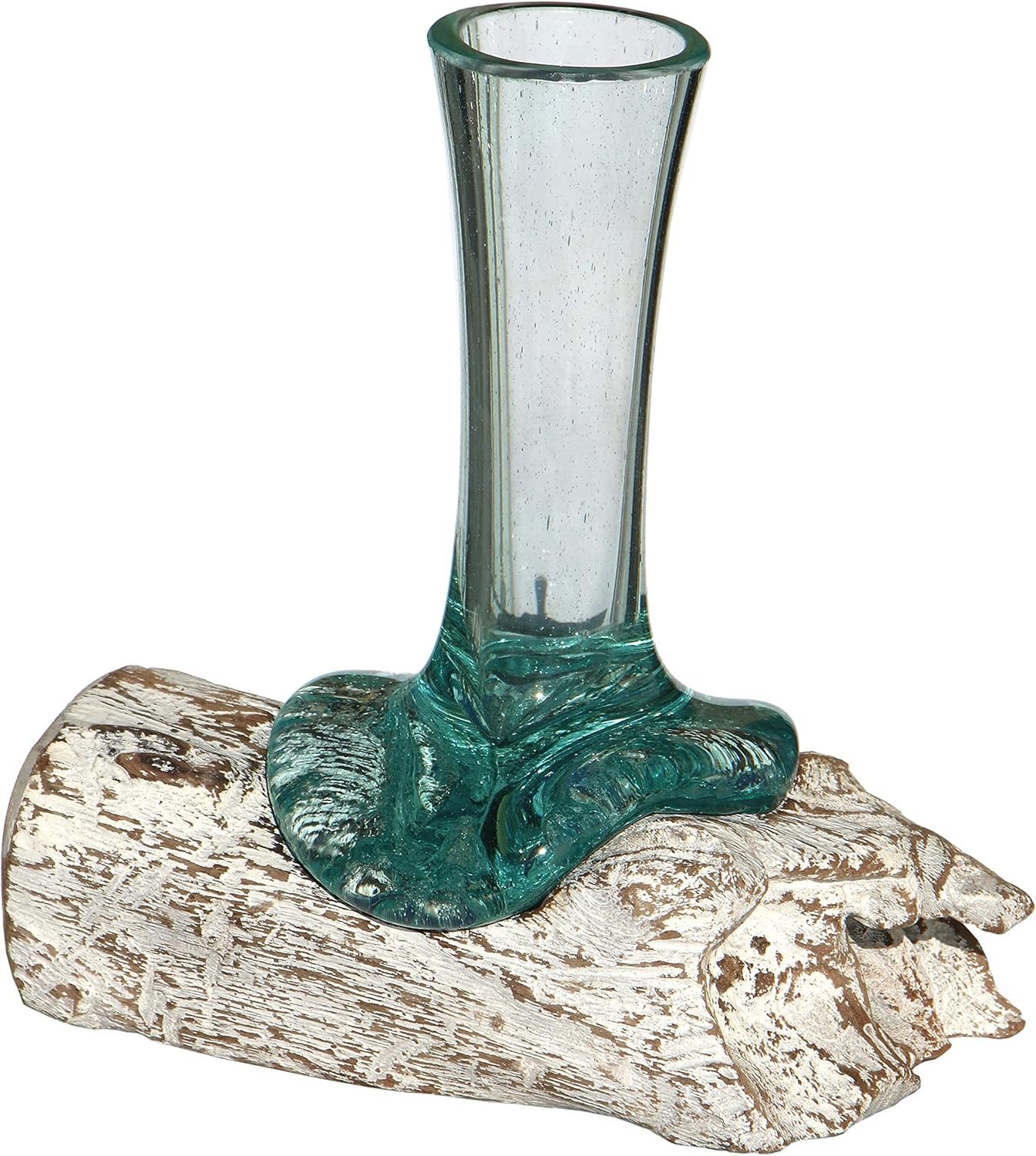 Wogeka Dekovase Glas-Vase 20cm auf weißem günstig online kaufen