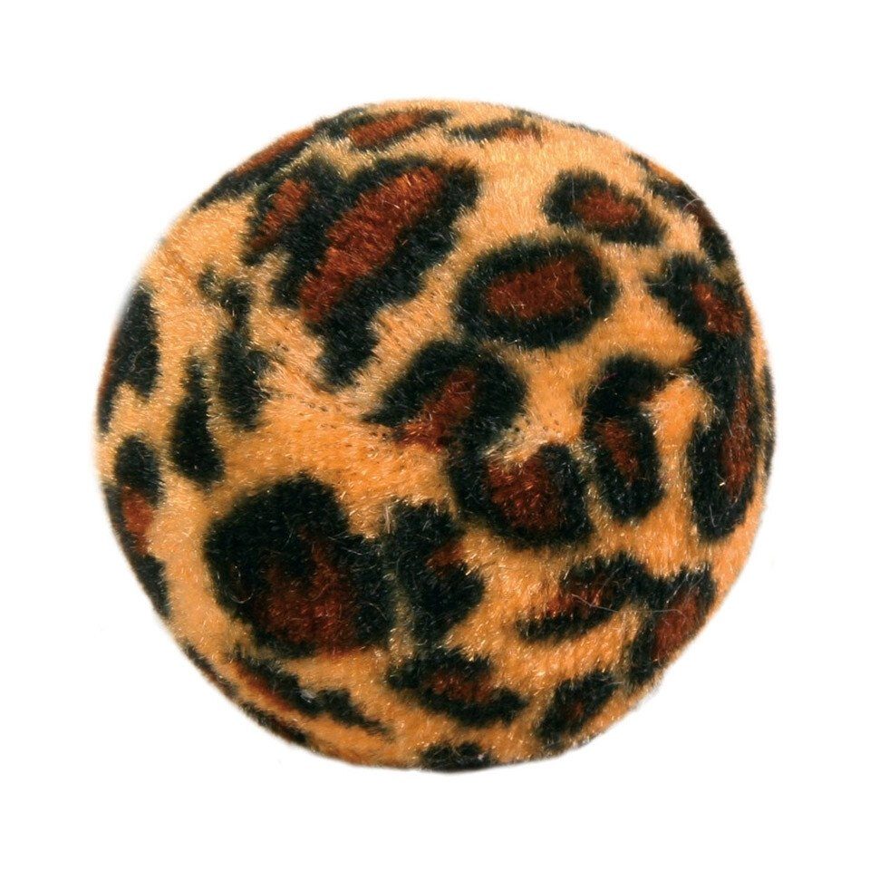 Tierball mit TRIXIE Spielbälle Leopardenmuster