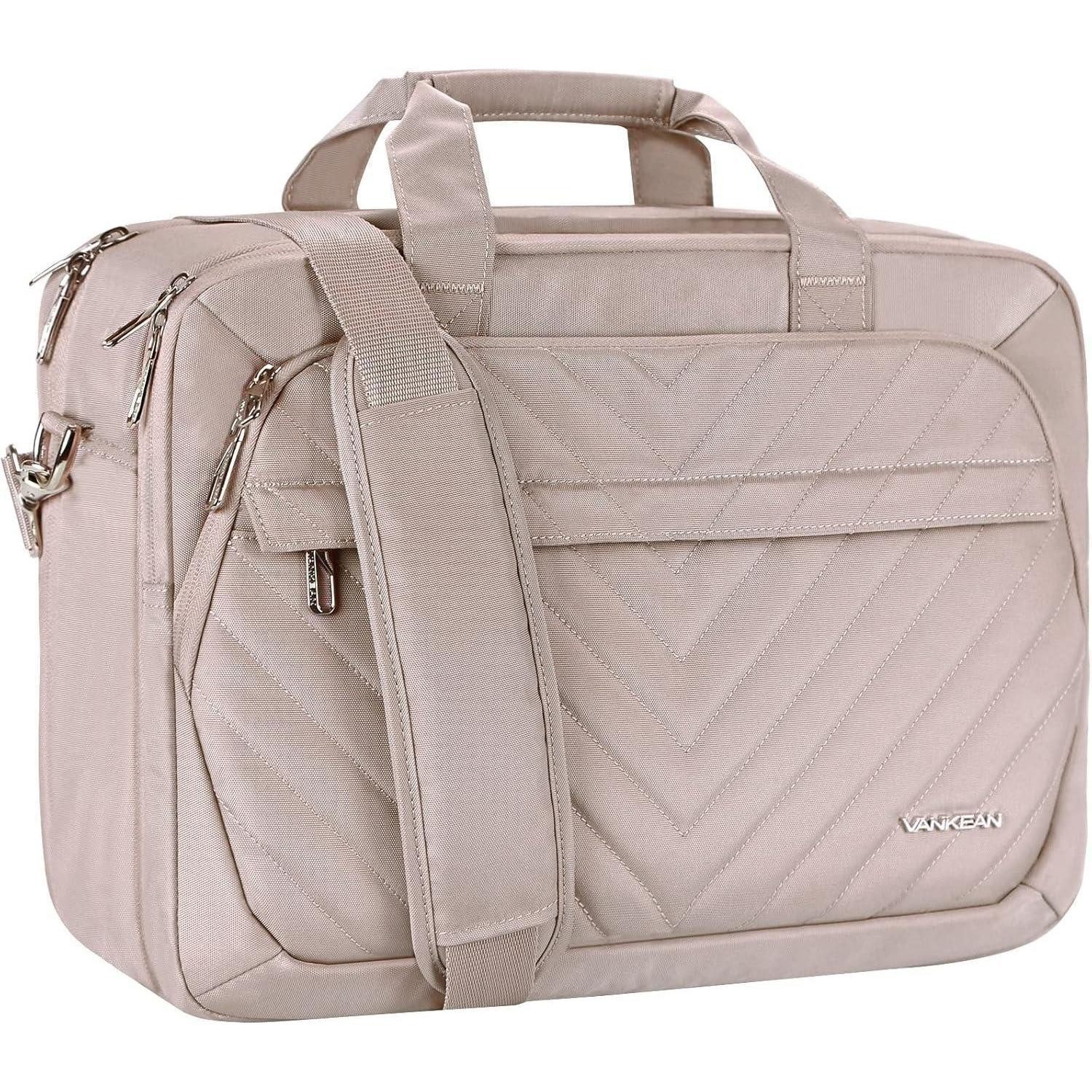 Laptoptasche 17 Zoll Laptoptasche Damen Mode TSA-freundlich wasserabweisend RFID