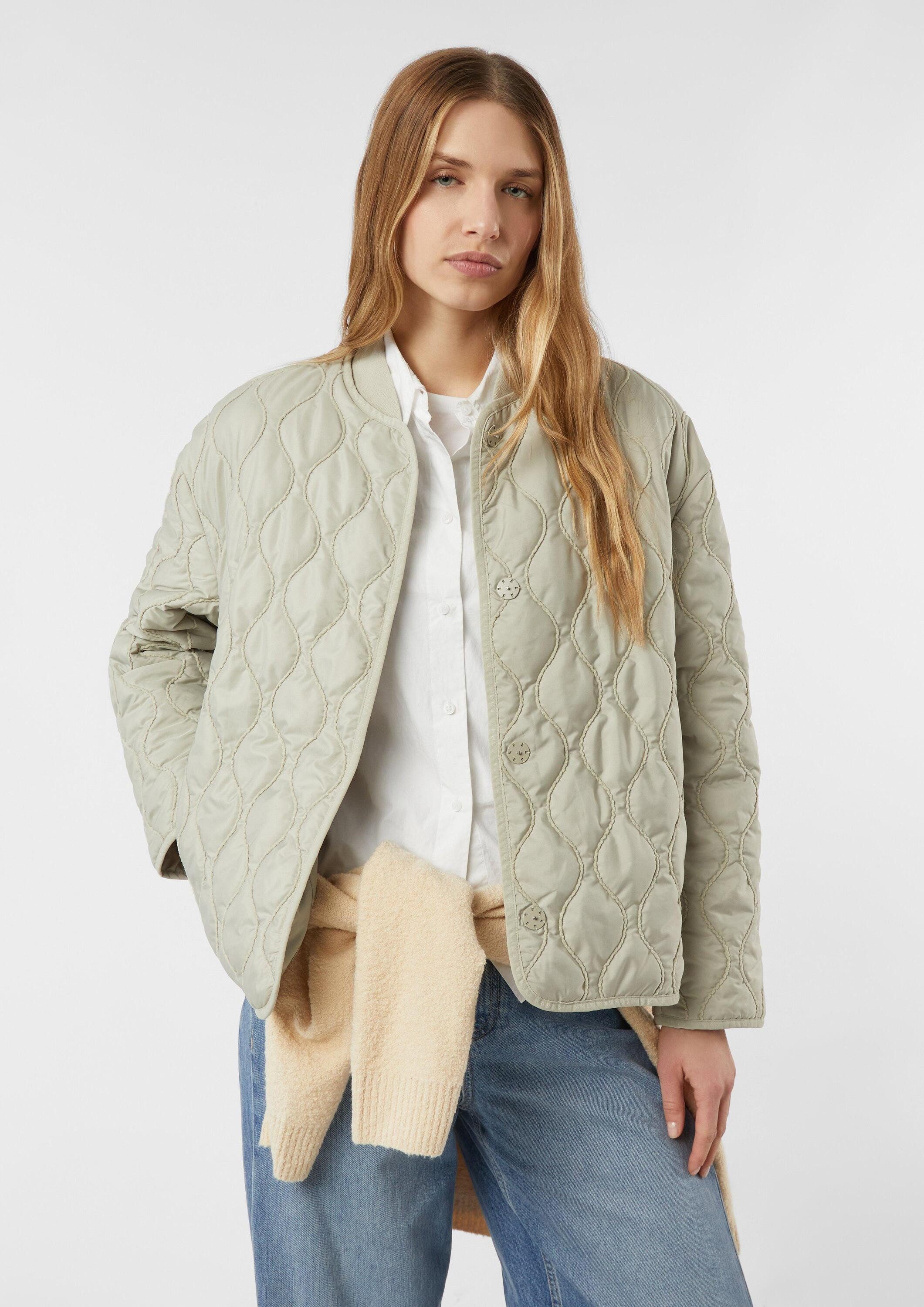 comma Funktionsjacke Outdoor-Jacke Wattierte Wendejacke mit Wellenstepp günstig online kaufen