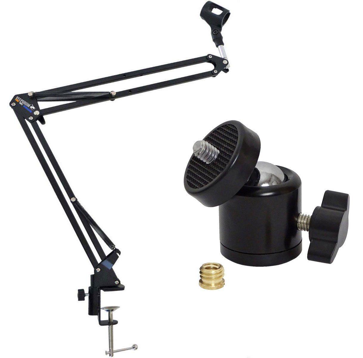 Mikrofonständer keepdrum NB35 Gelenkarm + Kugelgelenk