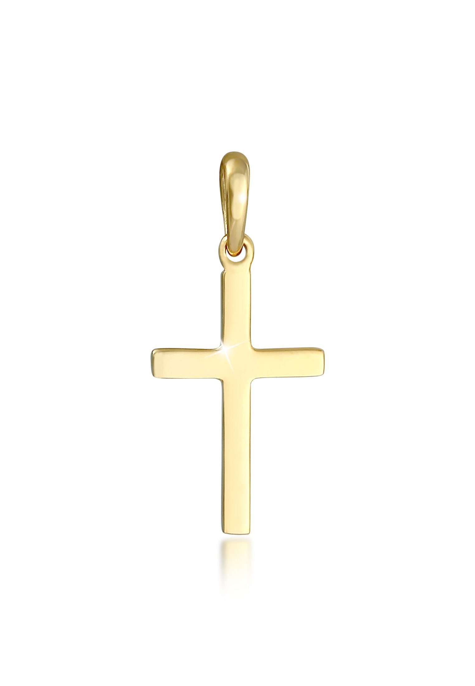 Elli Kettenanhänger Kreuz Schlicht Religion 925 günstig online kaufen