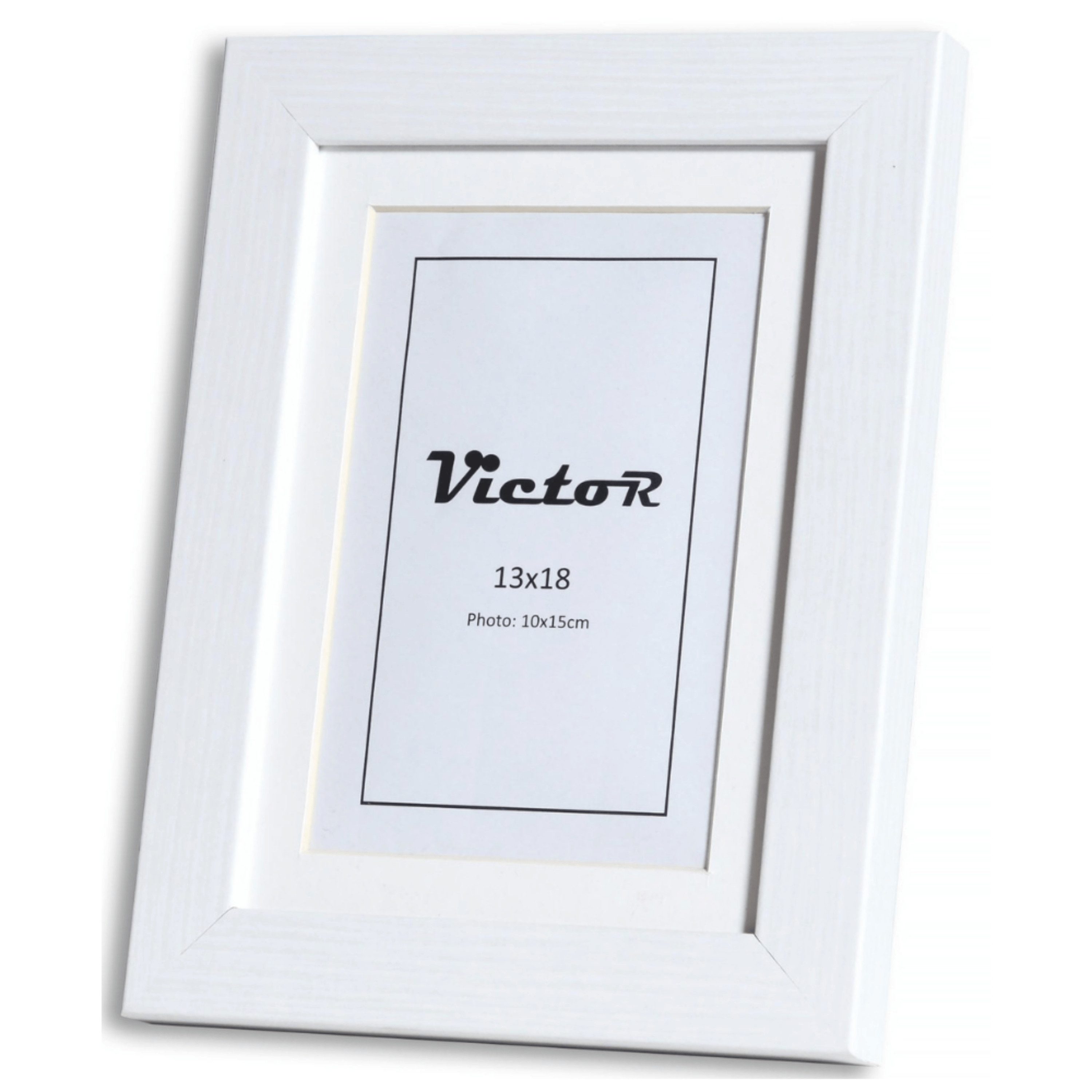 Victor (Zenith) Bilderrahmen Richter, Bilderrahmen Weiß 13x18 cm mit 10x15 günstig online kaufen