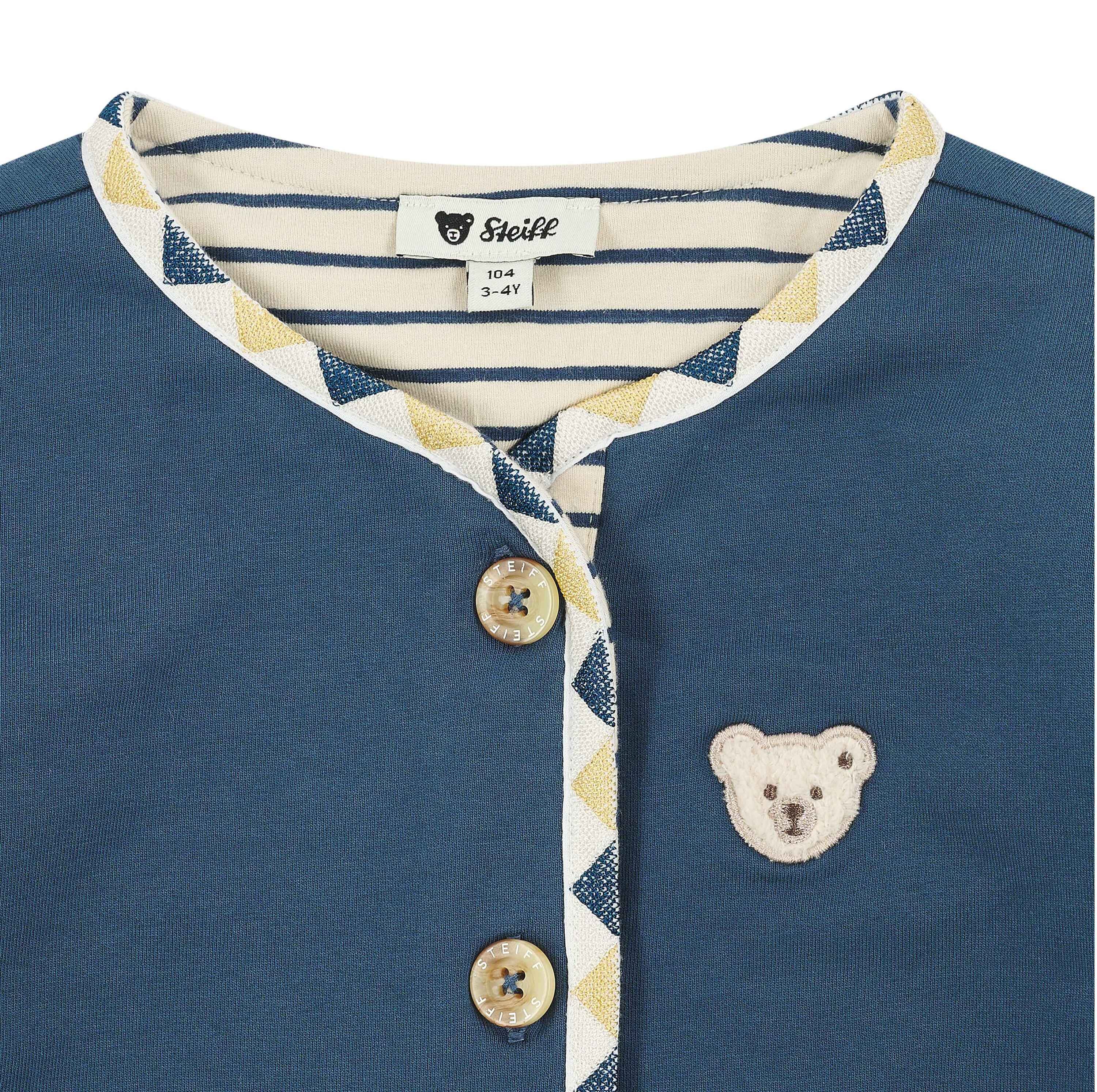 Steiff Sweatjacke Sweatjacke Woof & Fluff, gefüttert