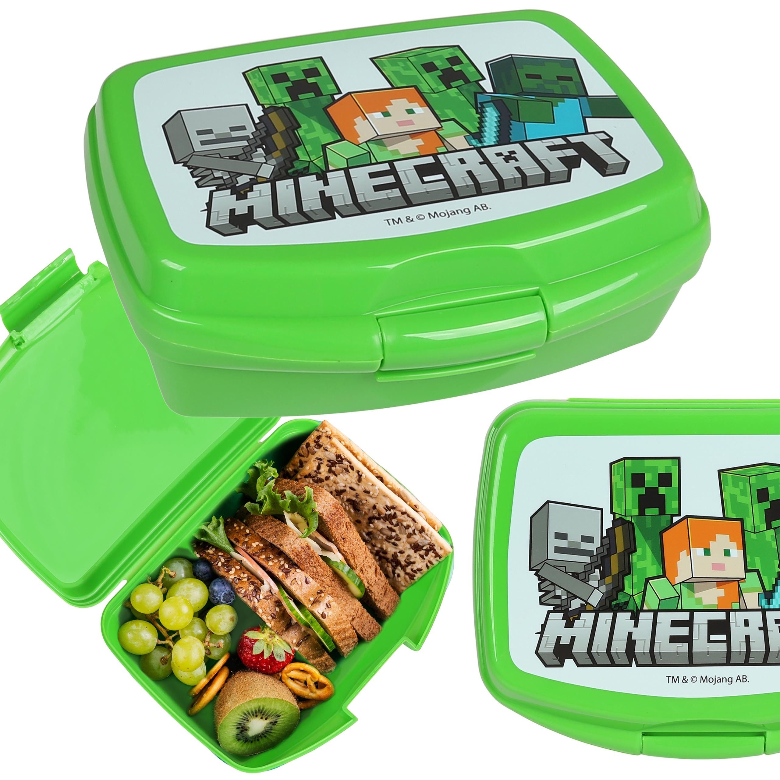 Minecraft Lunchbox Minecraft Frühstücksbox für Jungen – Lunchbox für die Schule