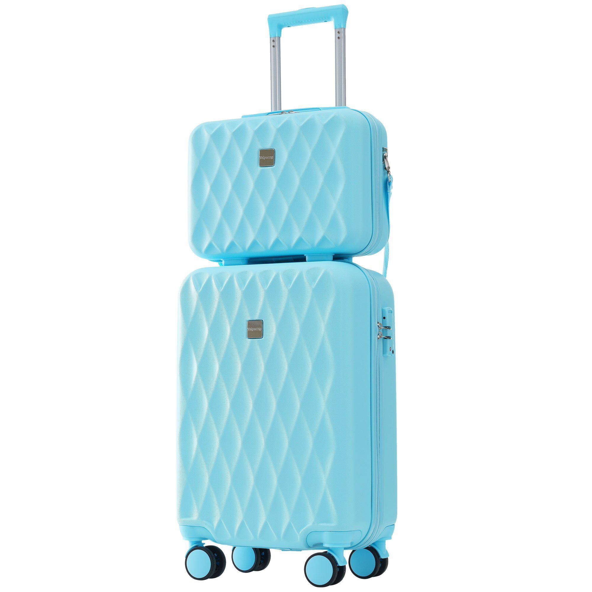 OKWISH Hartschalen-Trolley Kofferset, ABS-Material TSA Zollschloss günstig online kaufen
