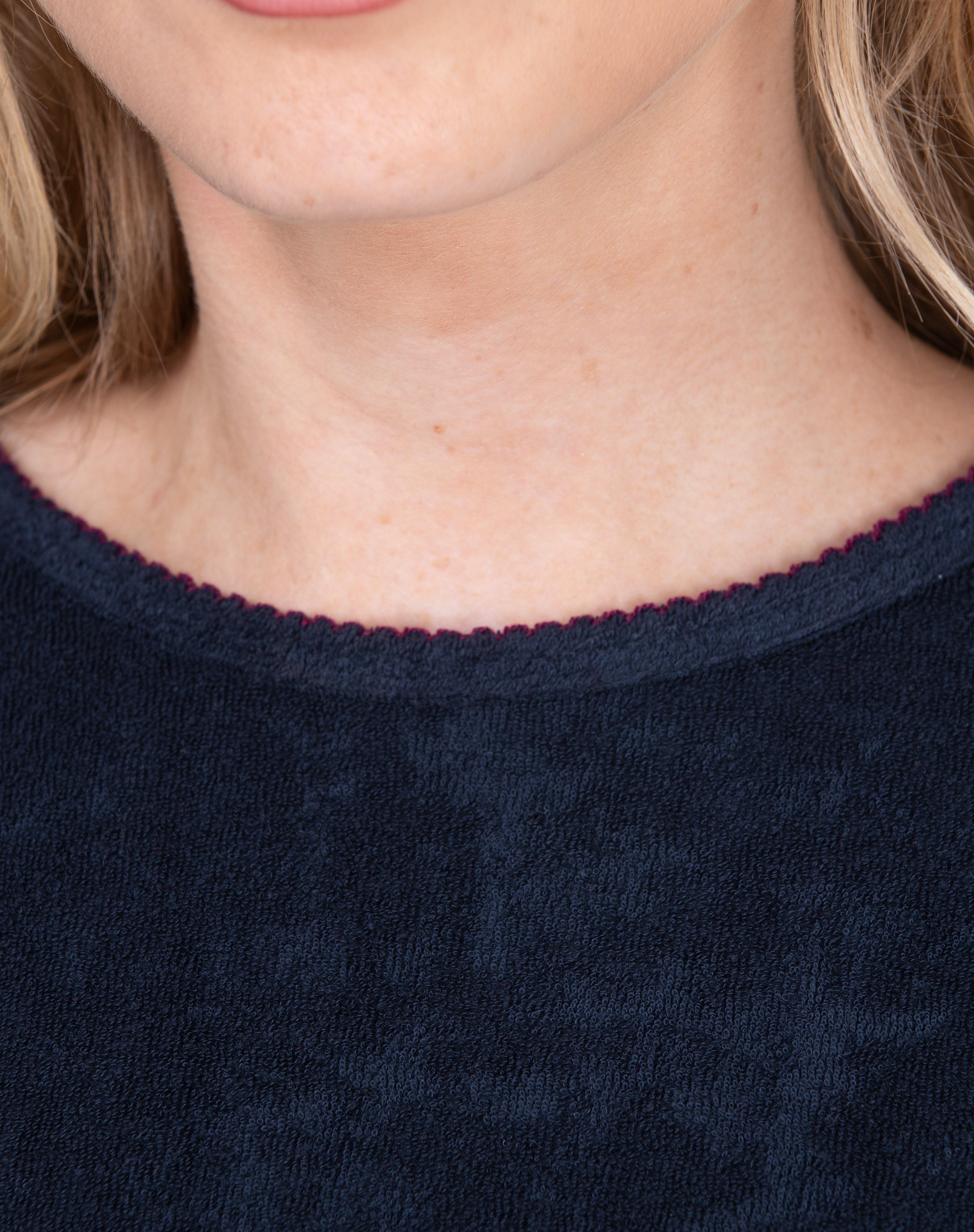 Moonline Pyjama Damen Frottee-Schlafanzug mit Motivdruck günstig online kaufen